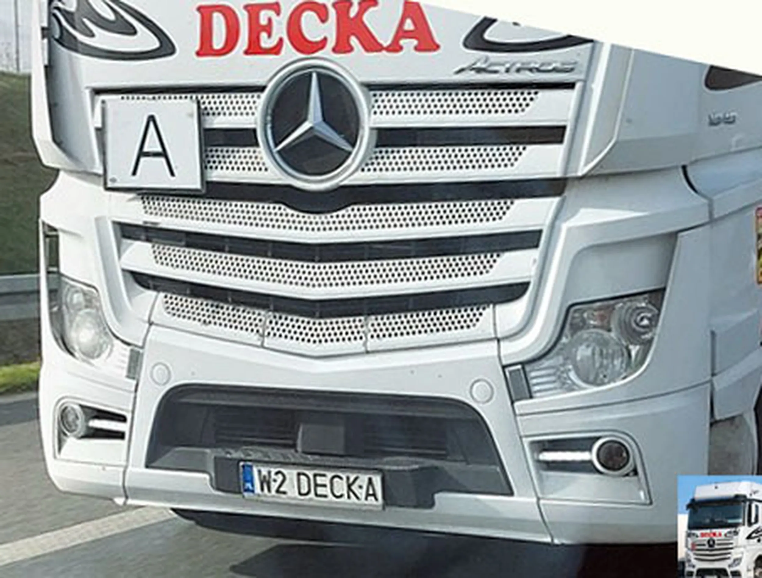 Fajny numer, blacha W2 DECKA