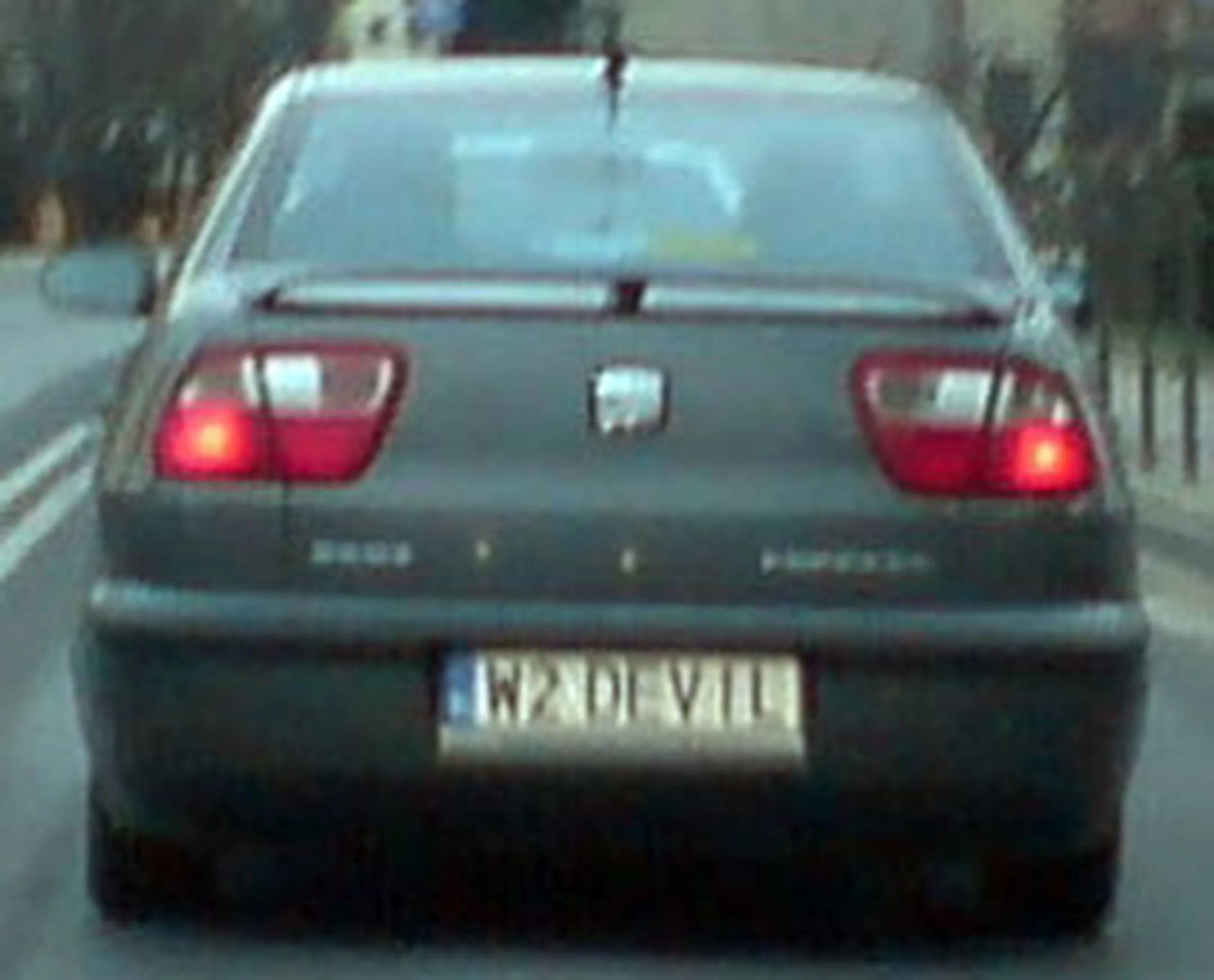 Fajny numer, blacha W2 DEVIL