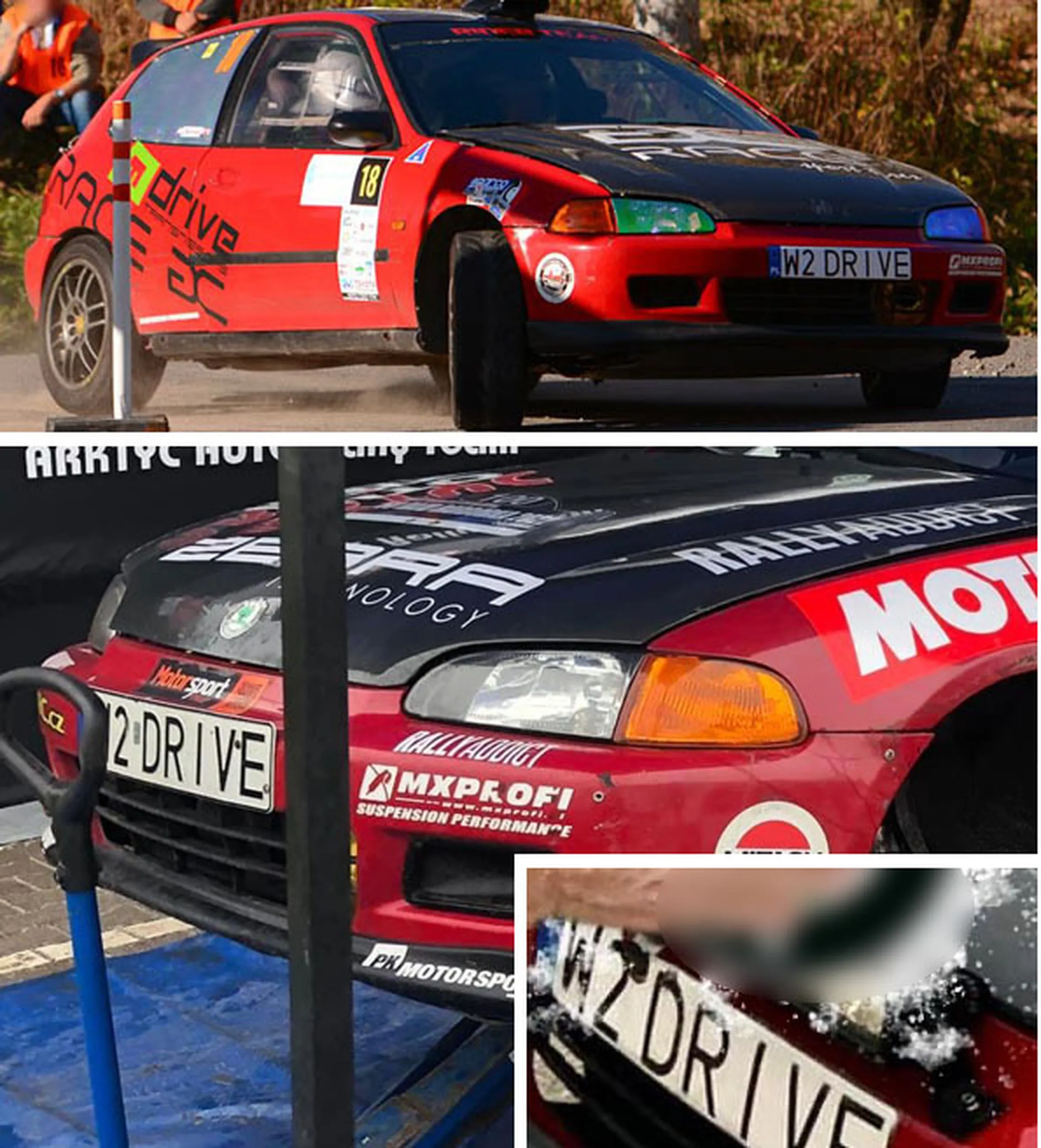 Fajny numer, blacha W2 DRIVE