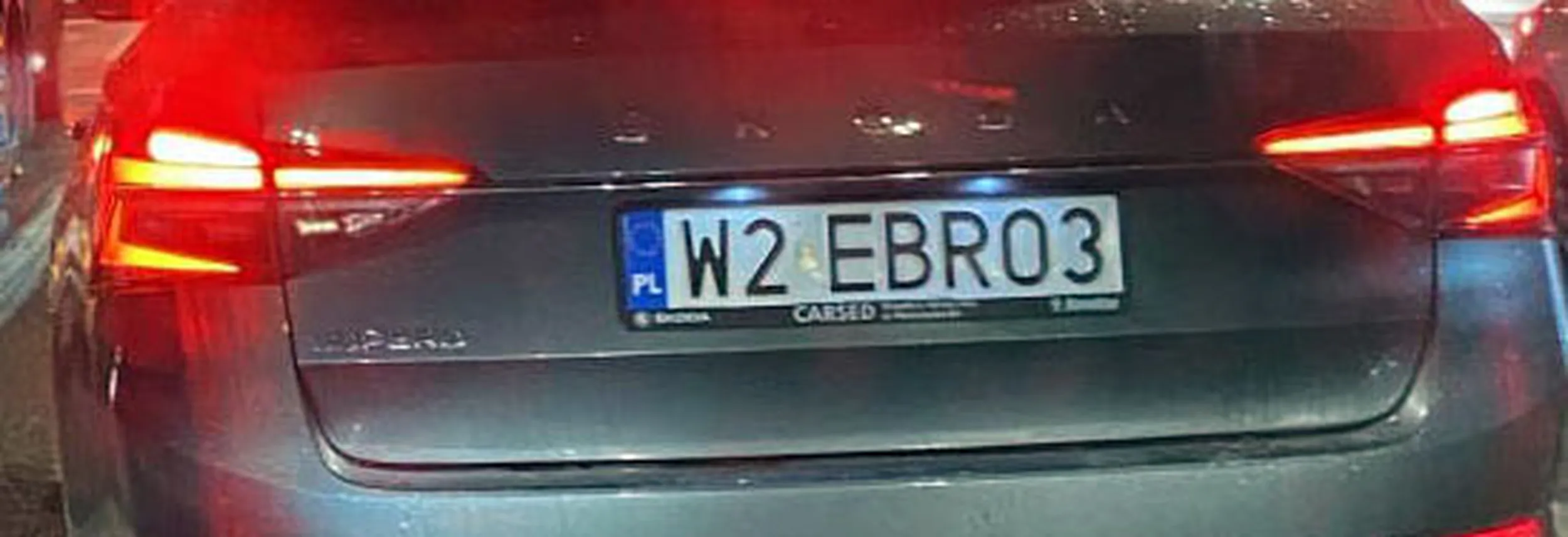 Fajny numer, blacha W2 EBRO3