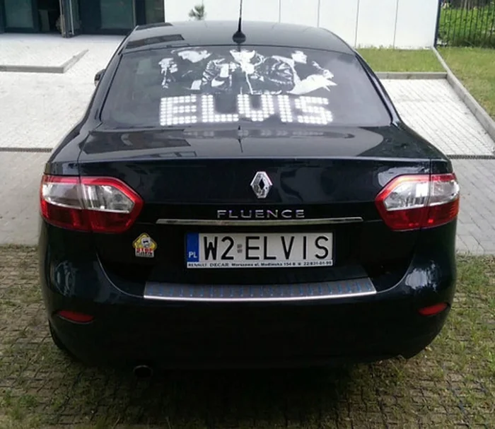 Fajny numer, blacha W2 ELVIS