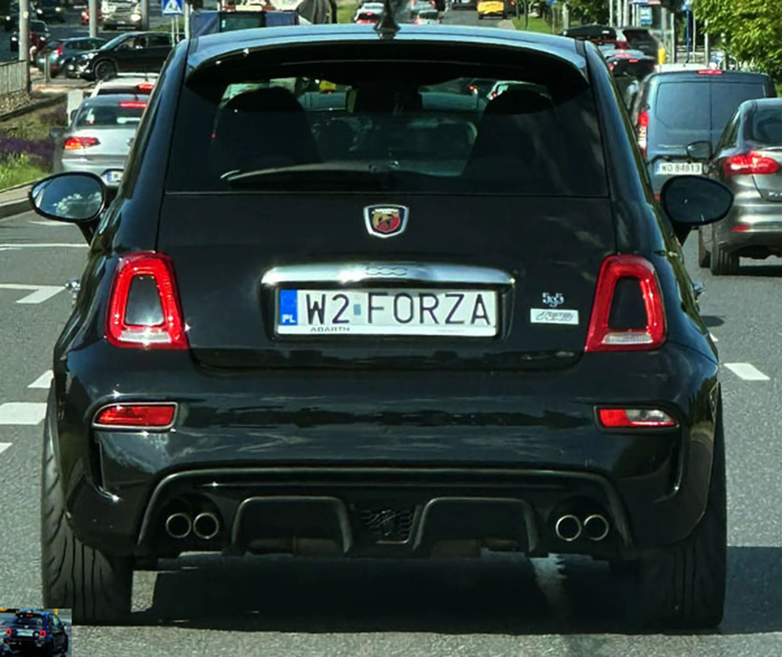 Fajny numer, blacha W2 FORZA