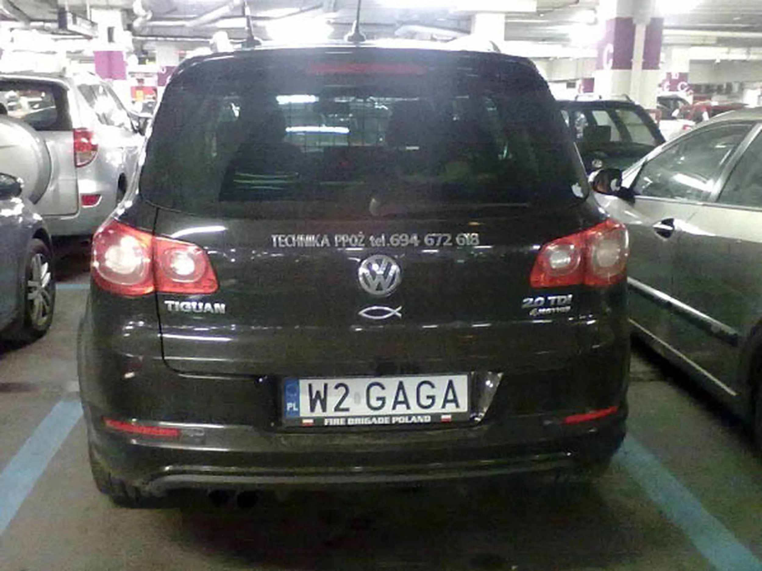 Fajny numer, blacha W2 GAGA