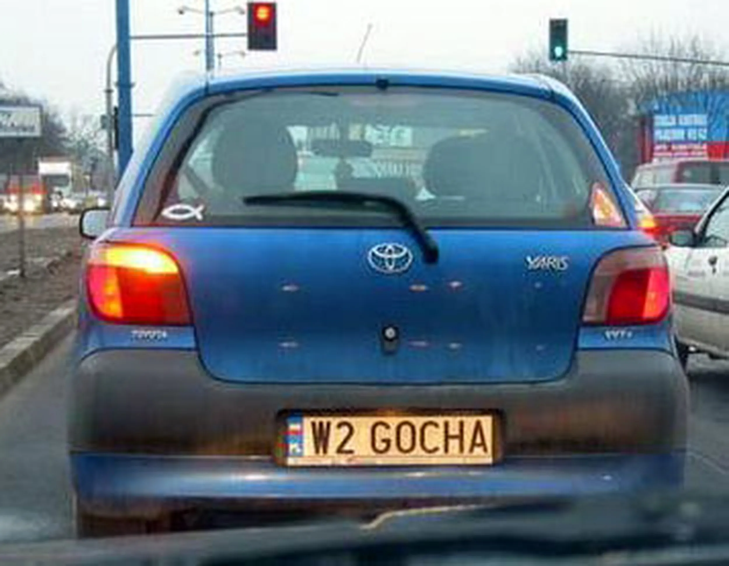 Fajny numer, blacha W2 GOCHA