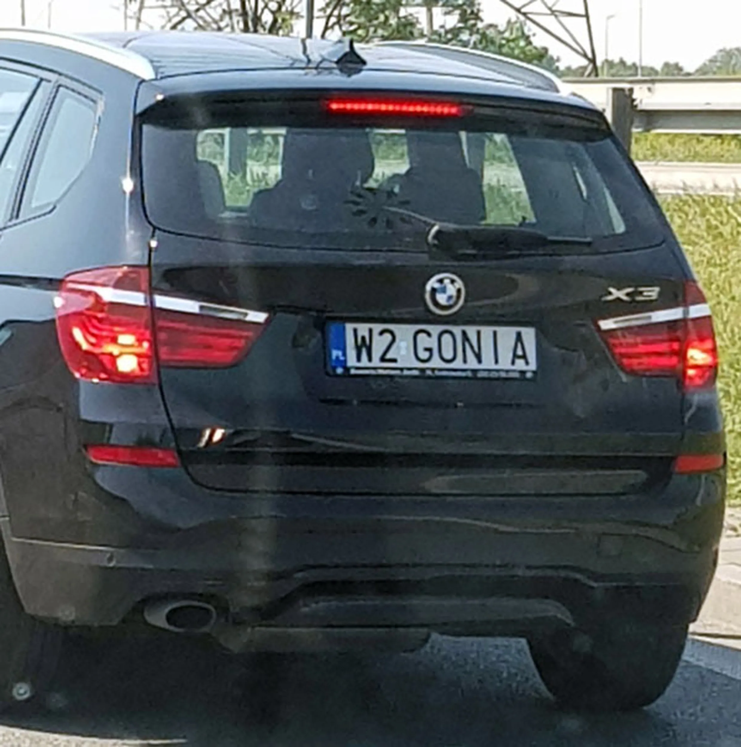 Fajny numer, blacha W2 GONIA