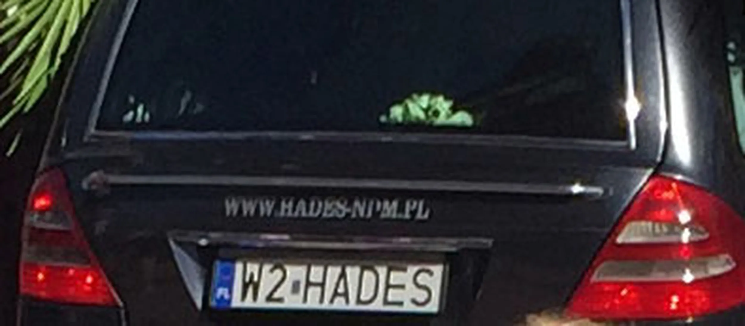 Fajny numer, blacha W2 HADES