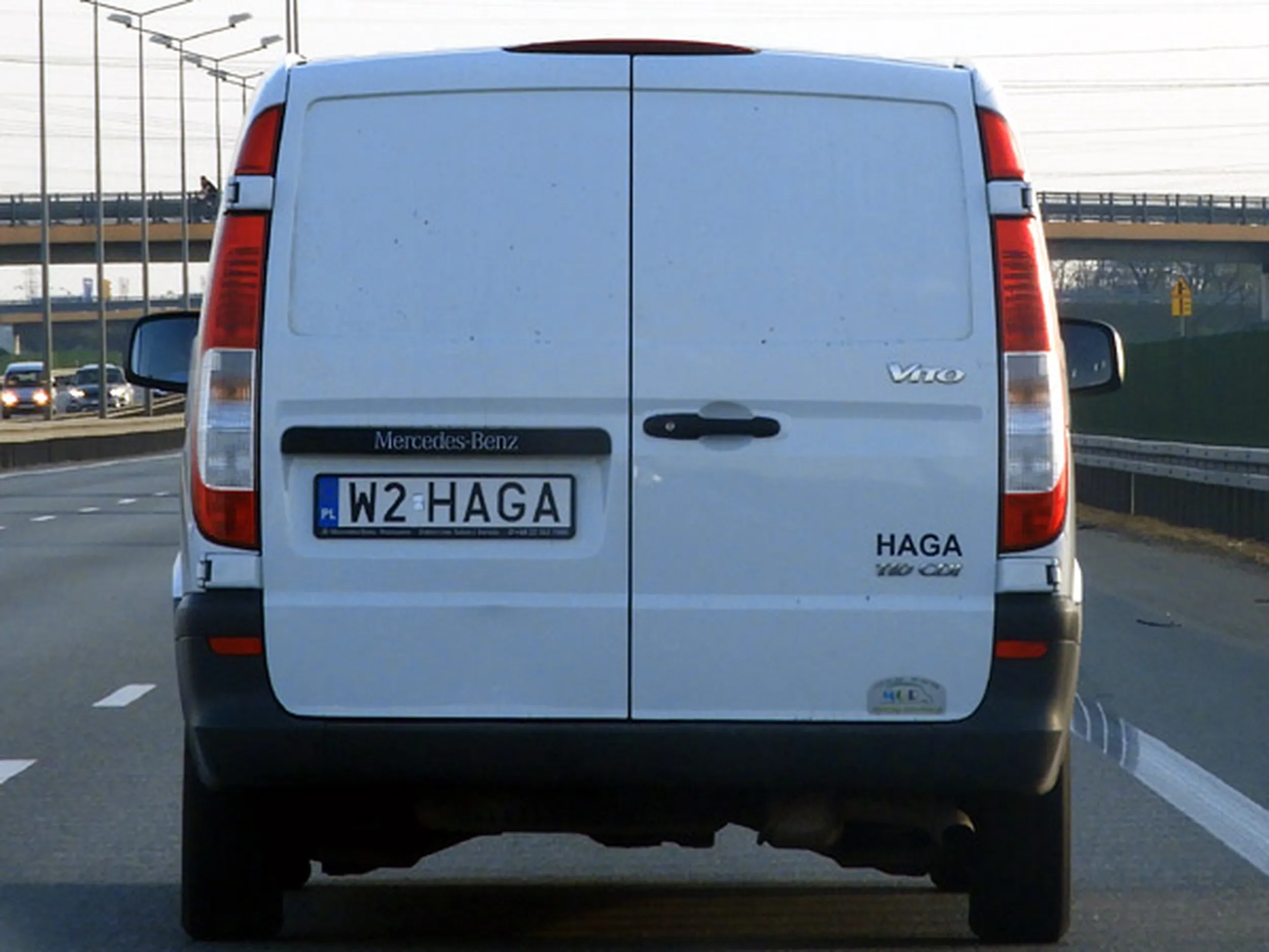 Fajny numer, blacha W2 HAGA