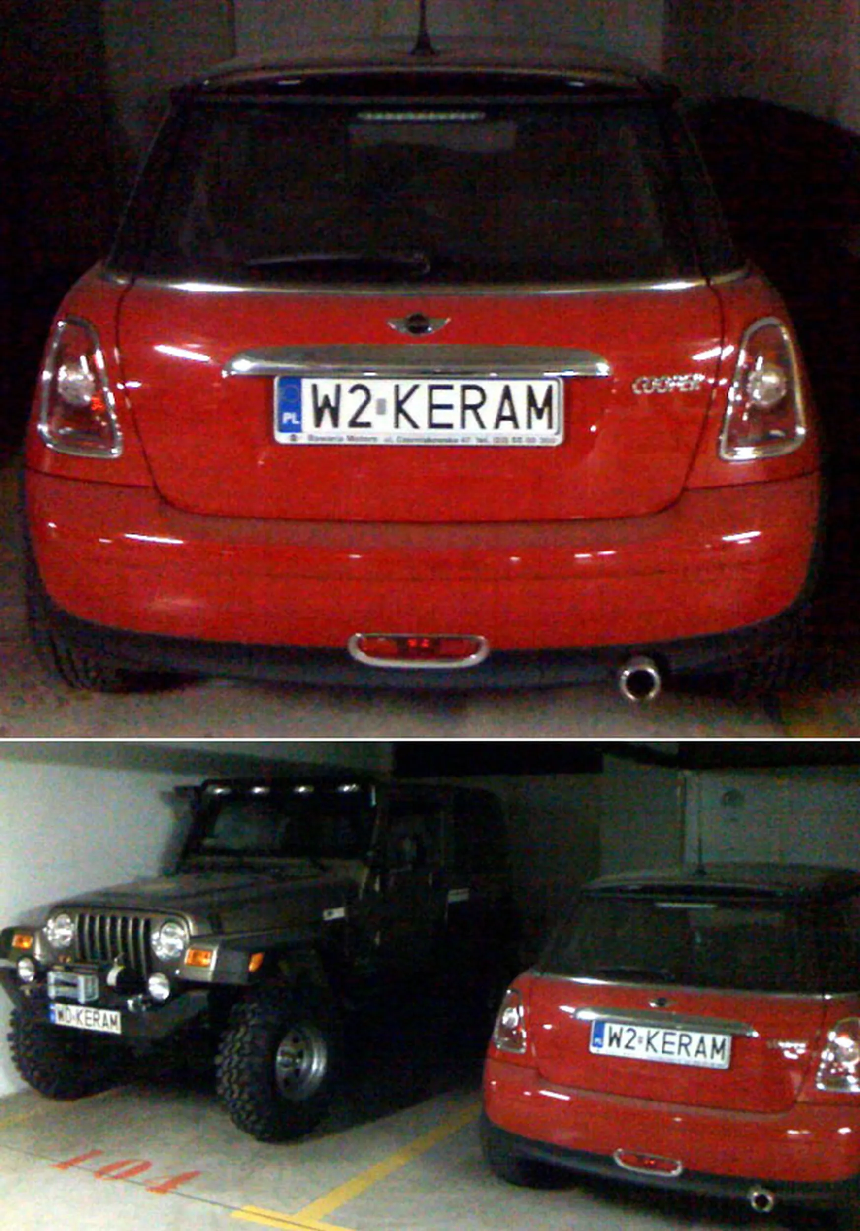 Fajny numer, blacha W2 KERAM