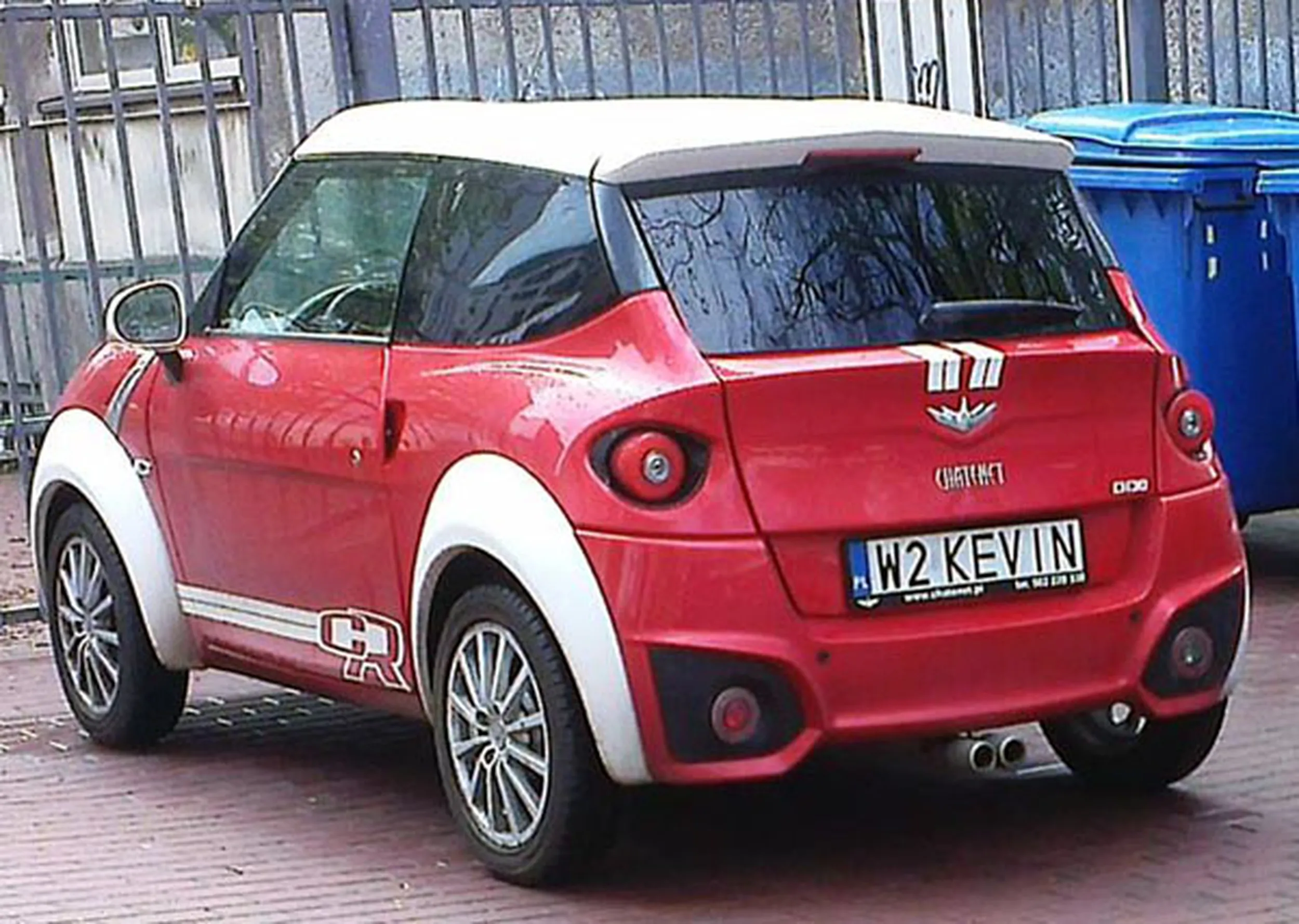 Fajny numer, blacha W2 KEVIN