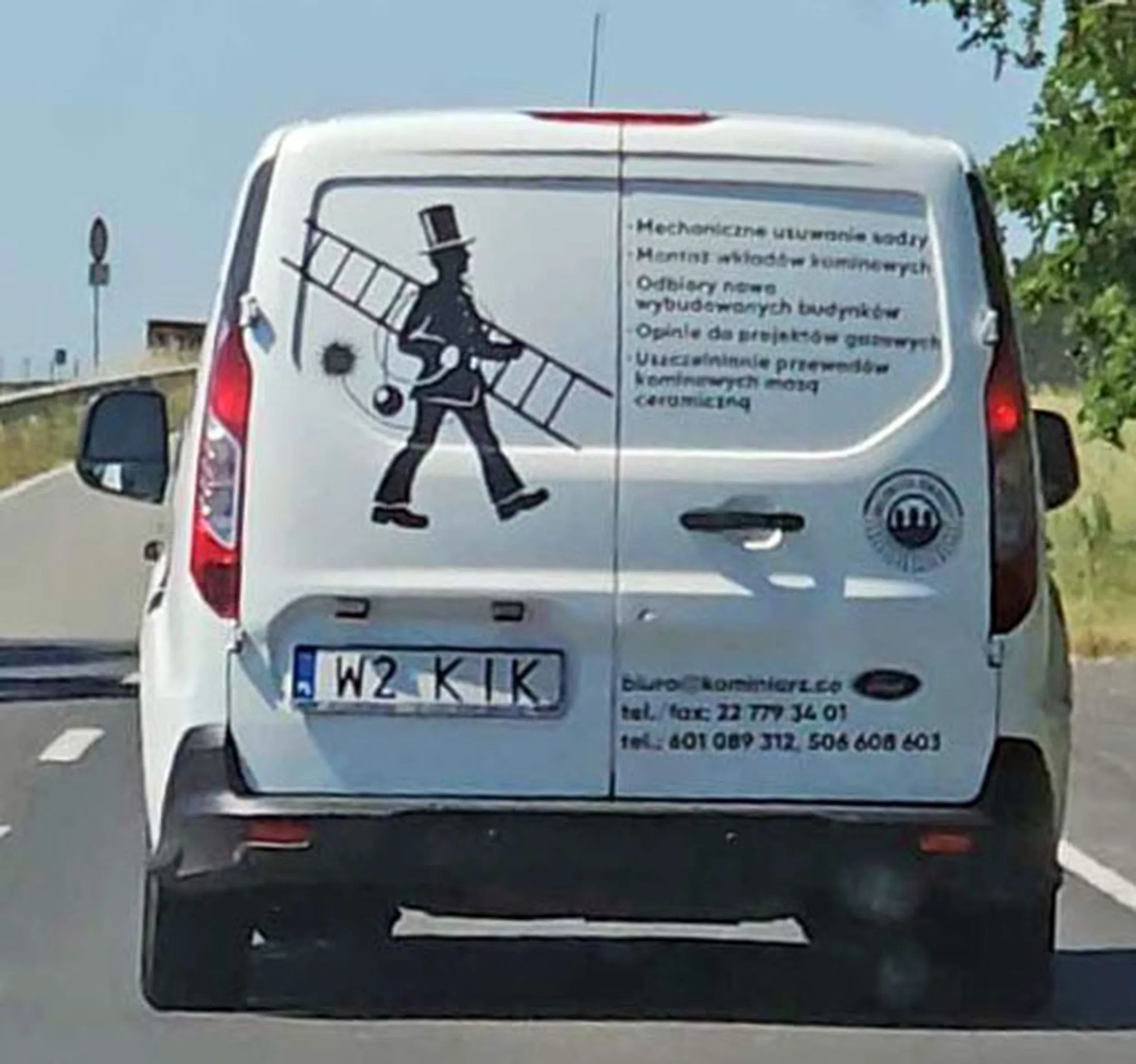 Fajny numer, blacha W2 KIK