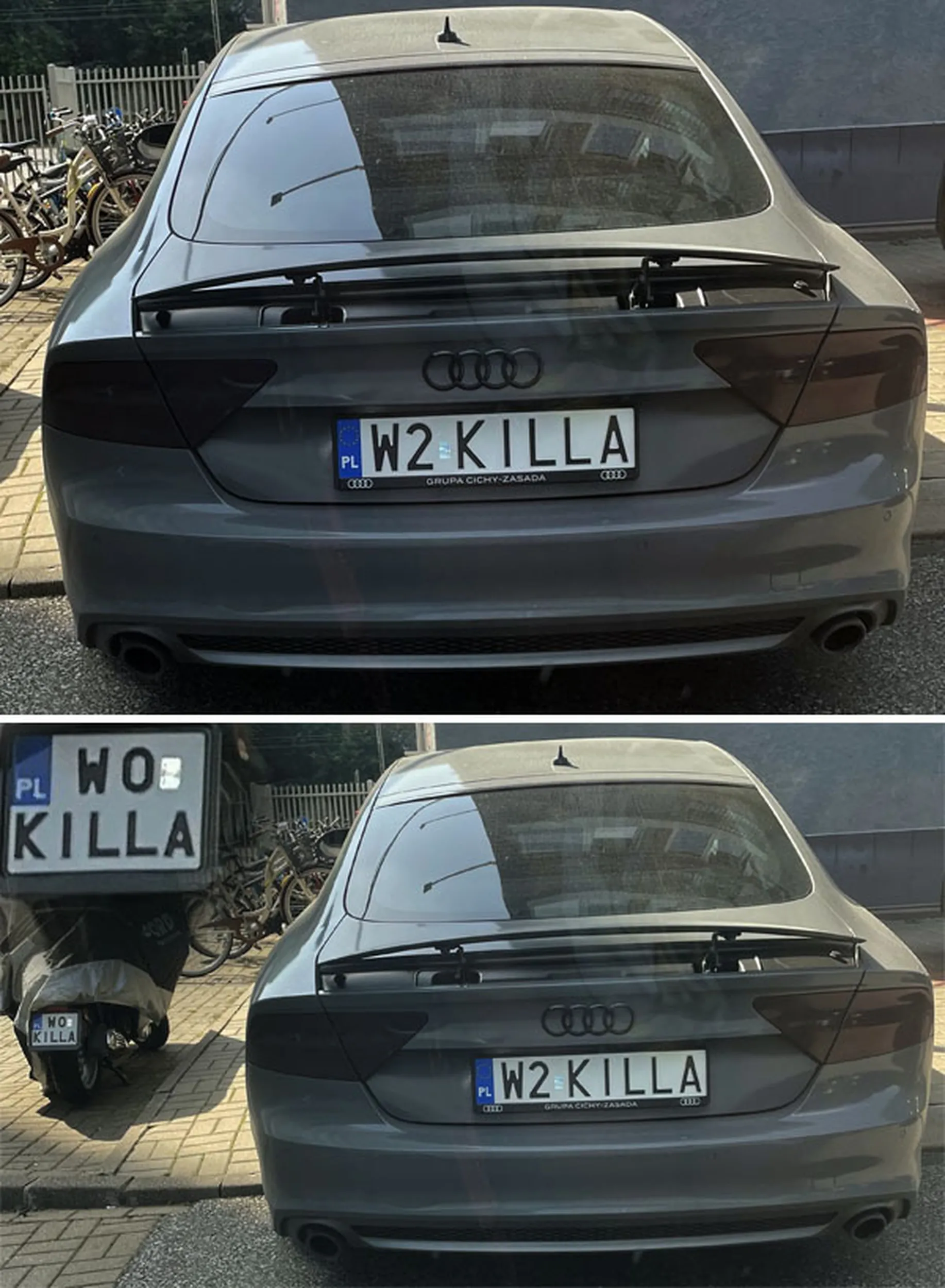 Fajny numer, blacha W2 KILLA