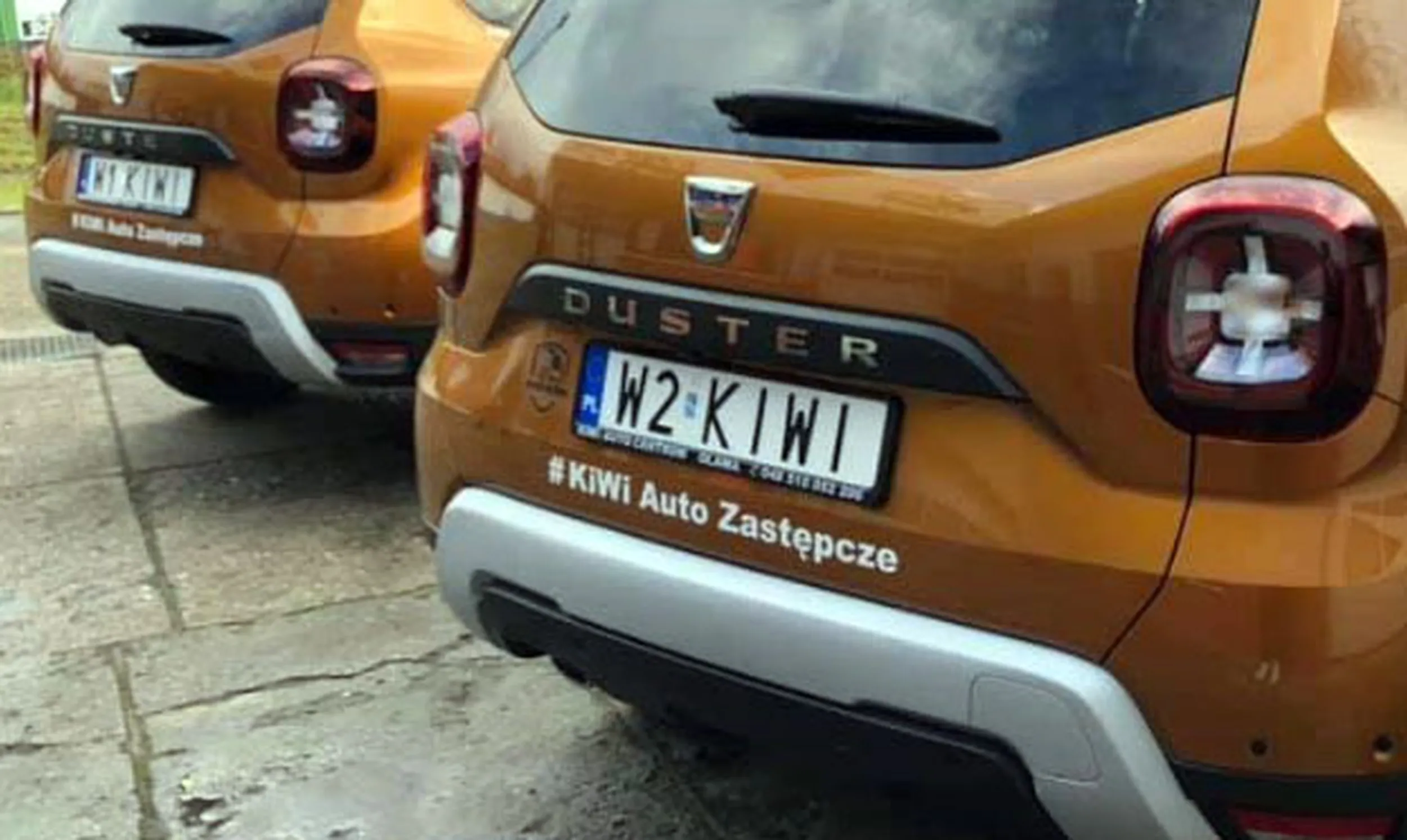 Fajny numer, blacha W2 KIWI