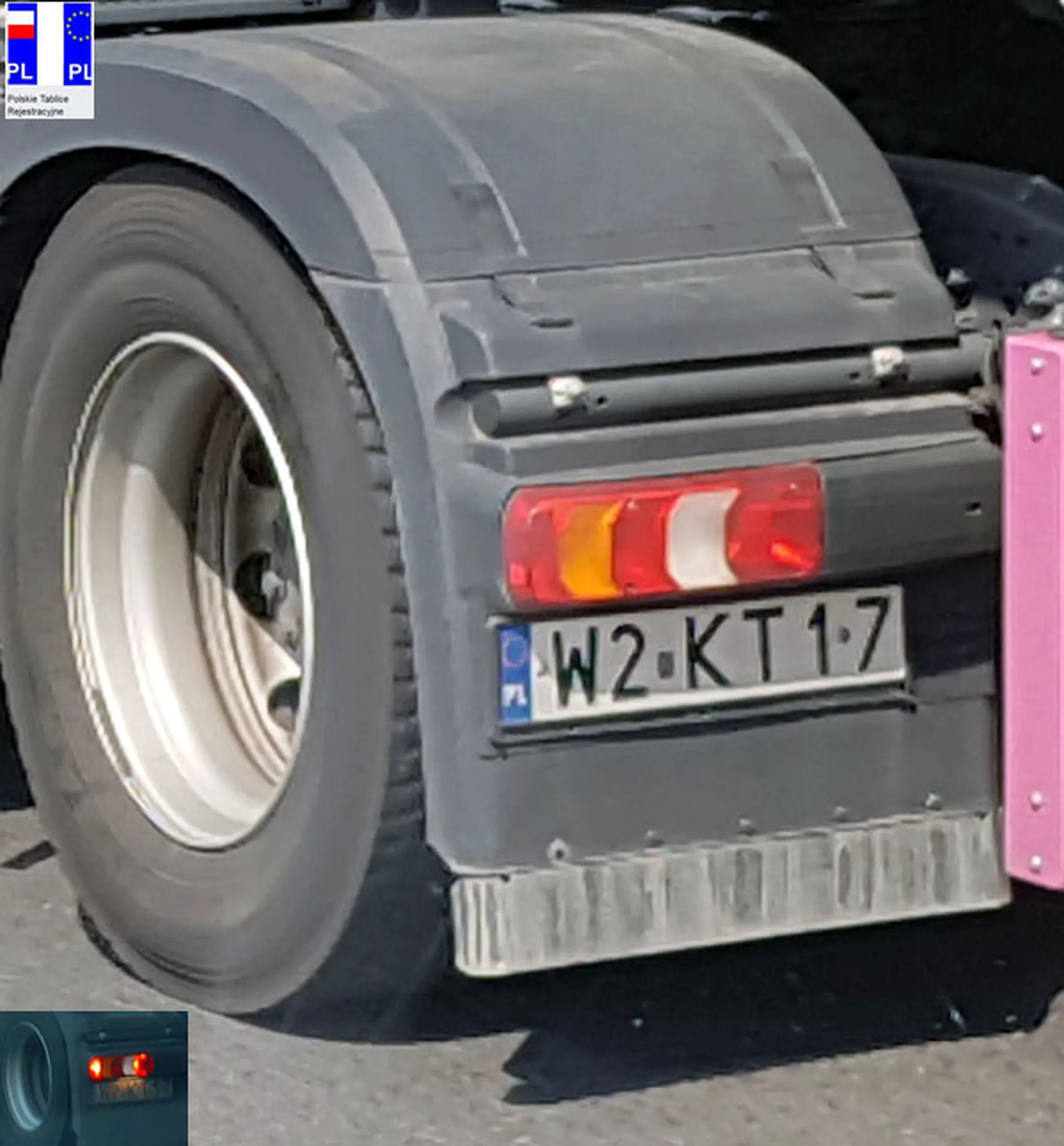 Fajny numer, blacha W2 KT17