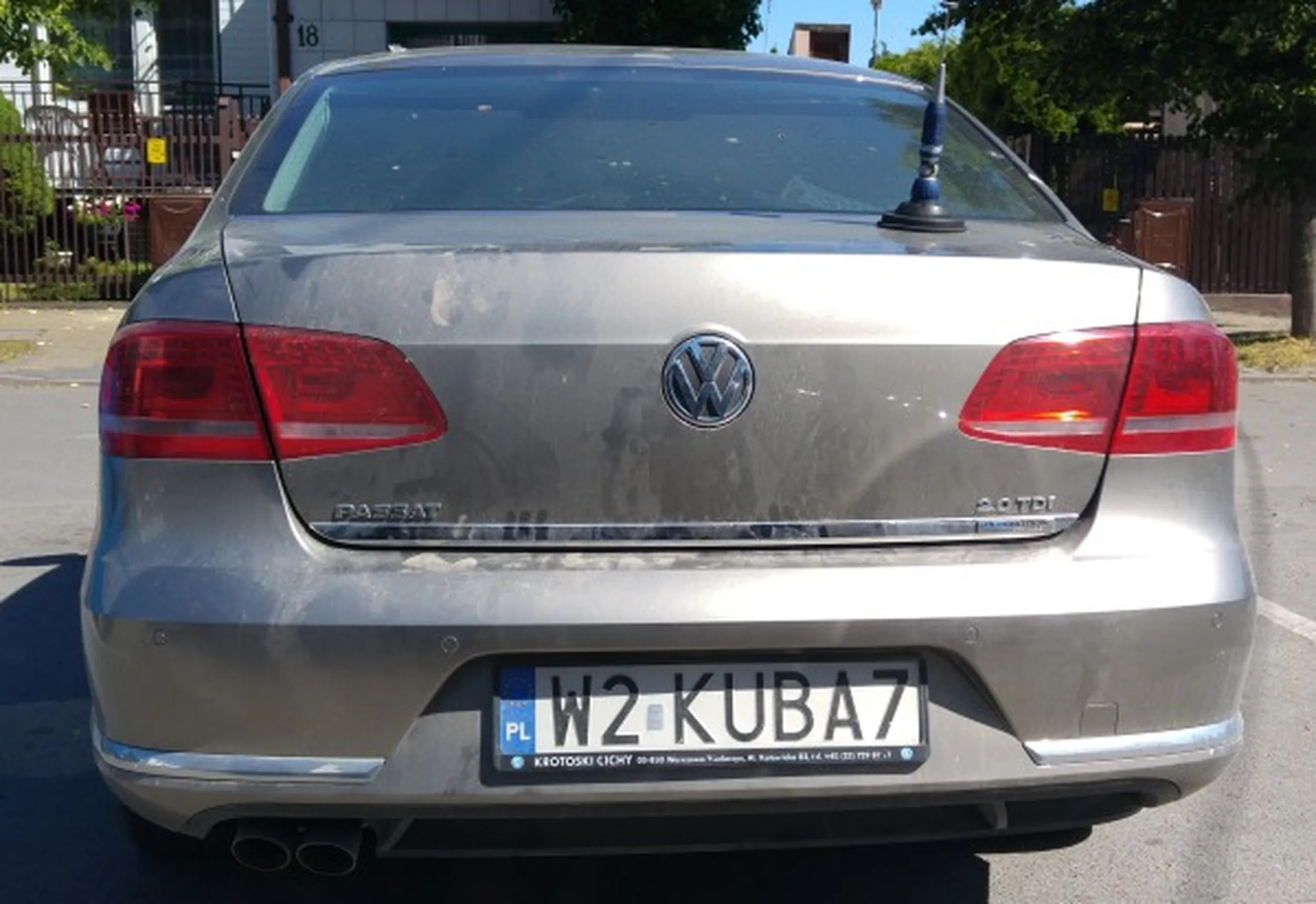 Fajny numer, blacha W2 KUBA7