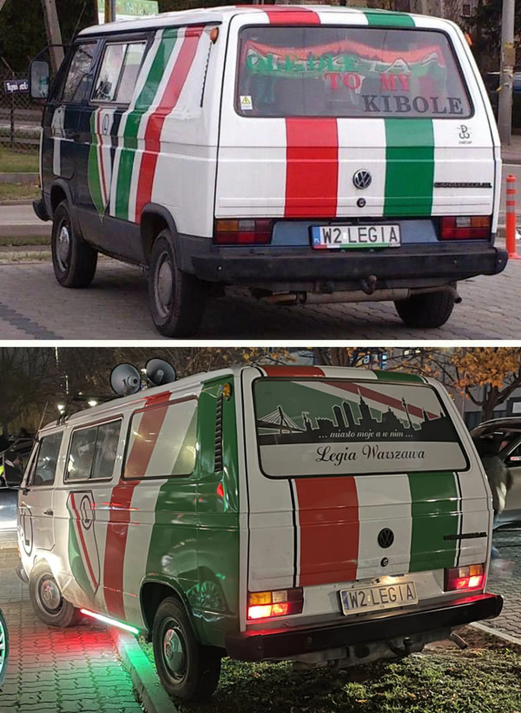 Fajny numer, blacha W2 LEGIA