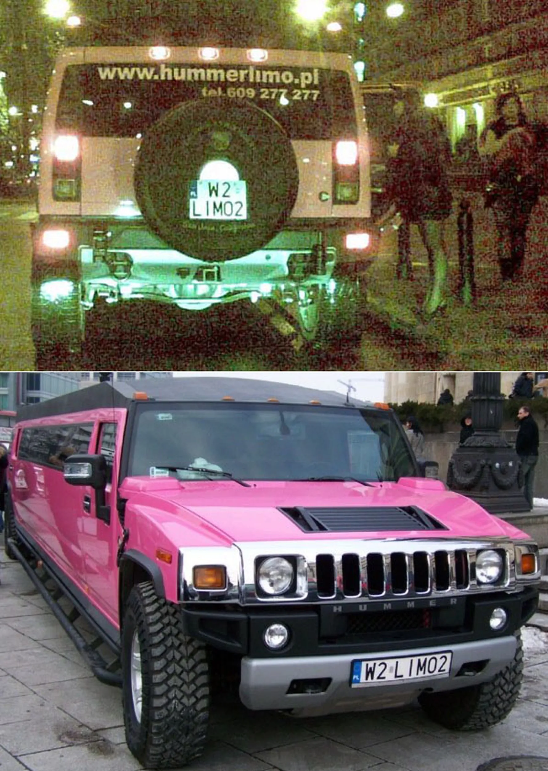 Fajny numer, blacha W2 LIMO2