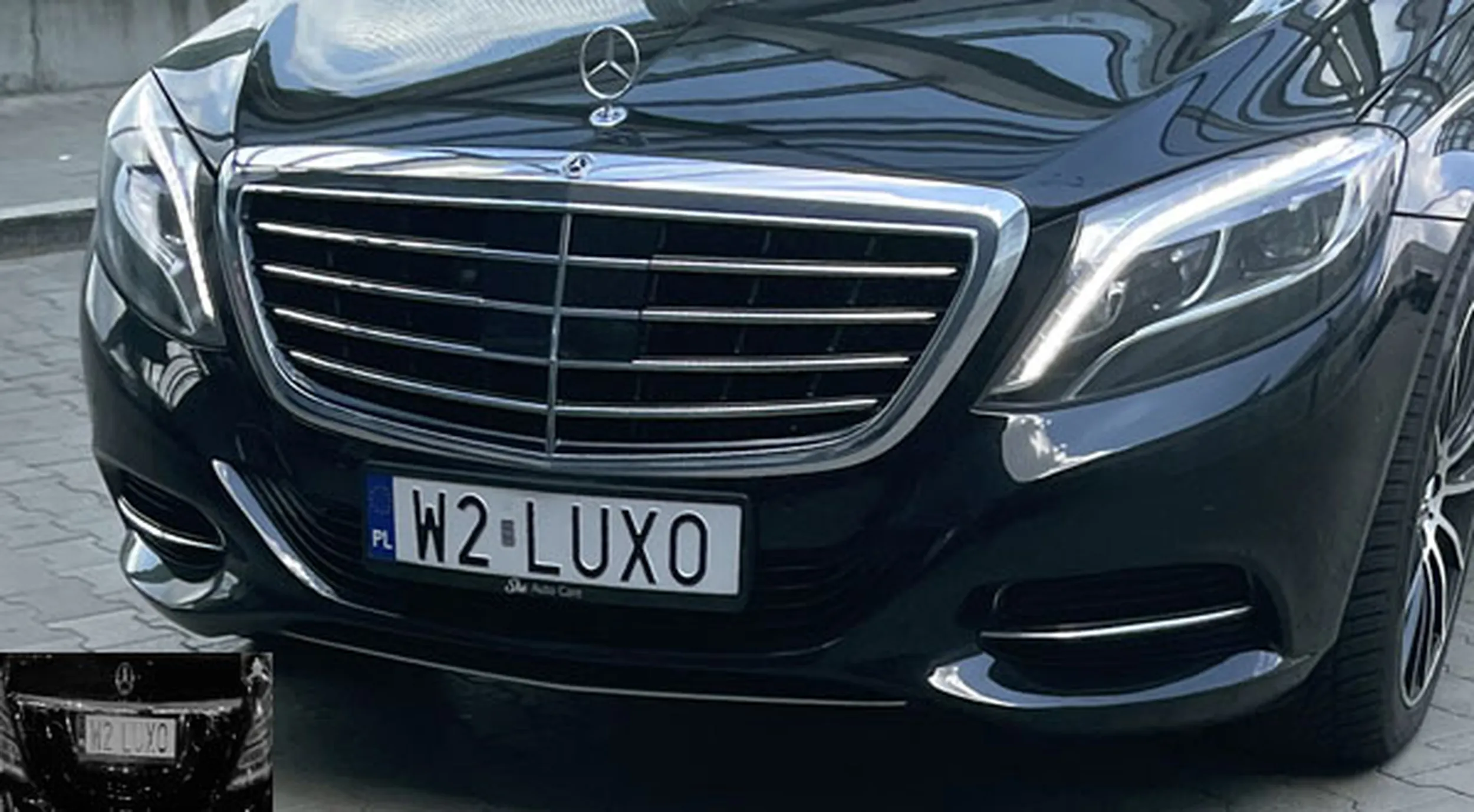 Fajny numer, blacha W2 LUXO