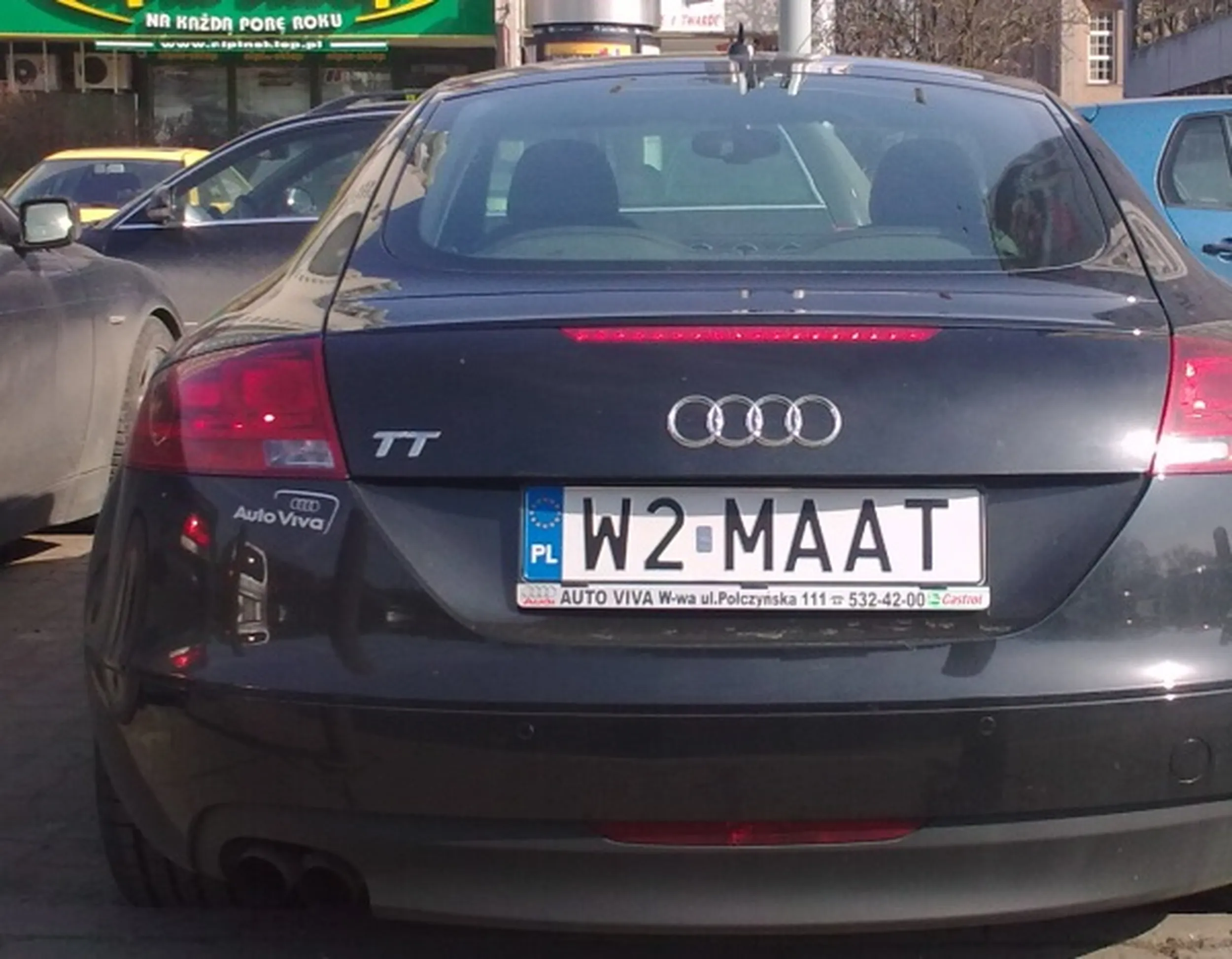 Fajny numer, blacha W2 MAAT