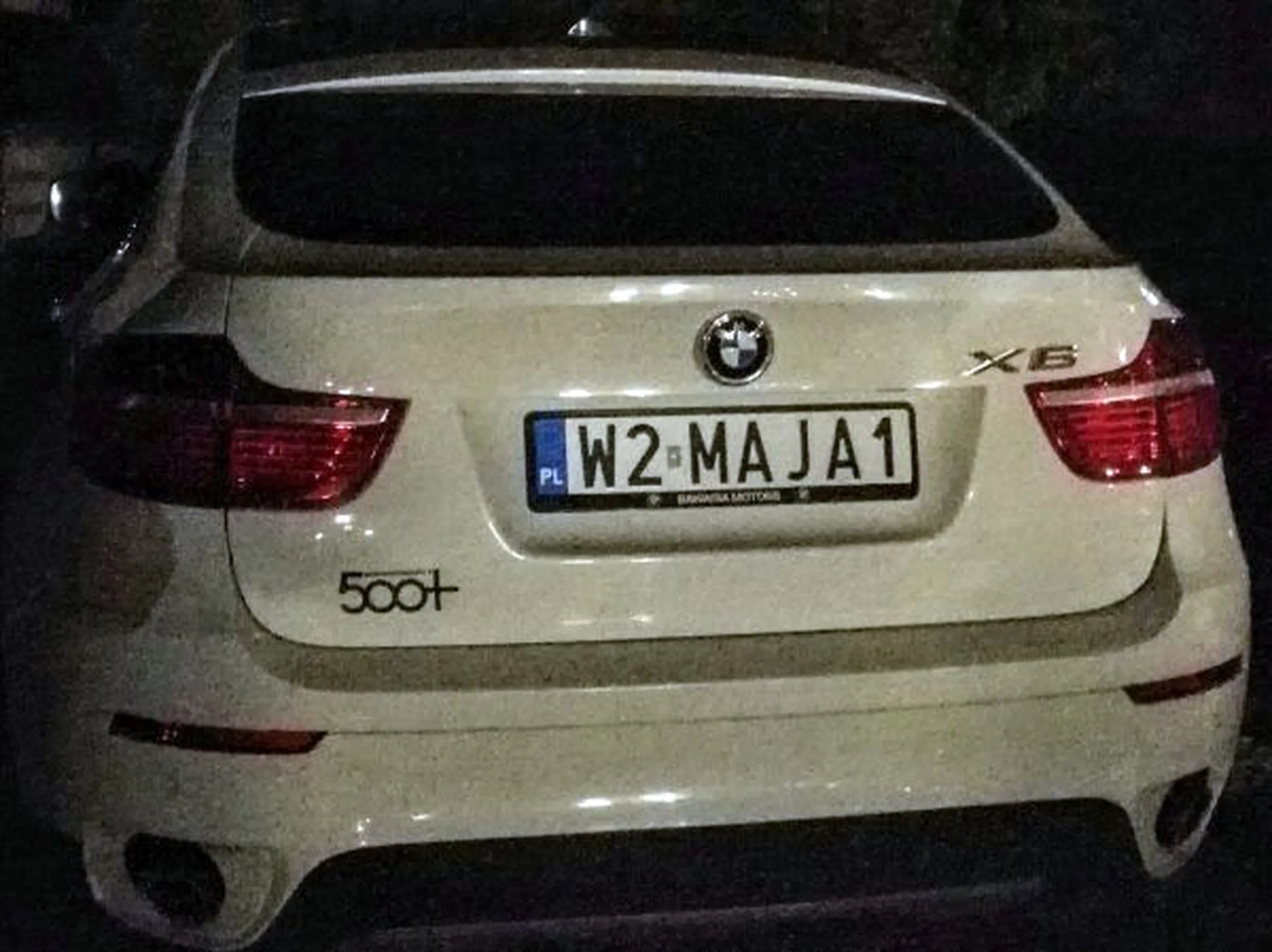 Fajny numer, blacha W2 MAJA1