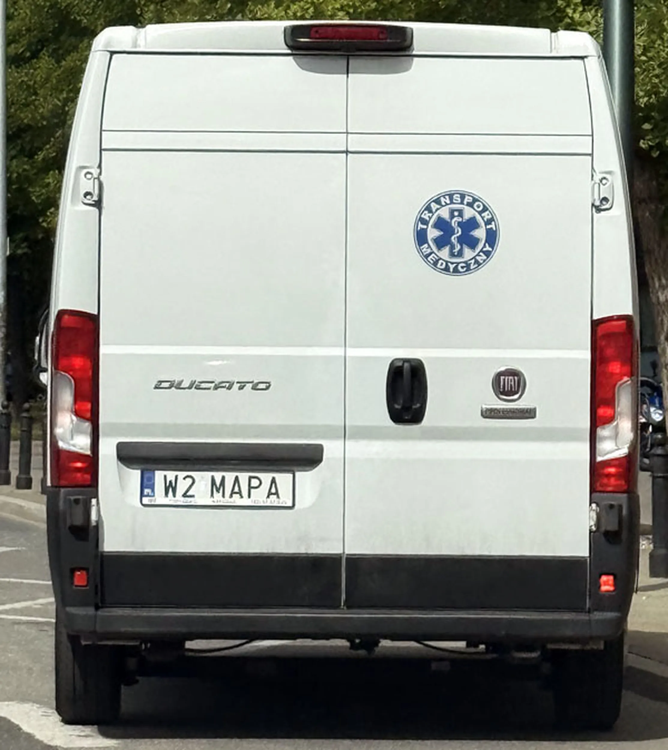 Fajny numer, blacha W2 MAPA