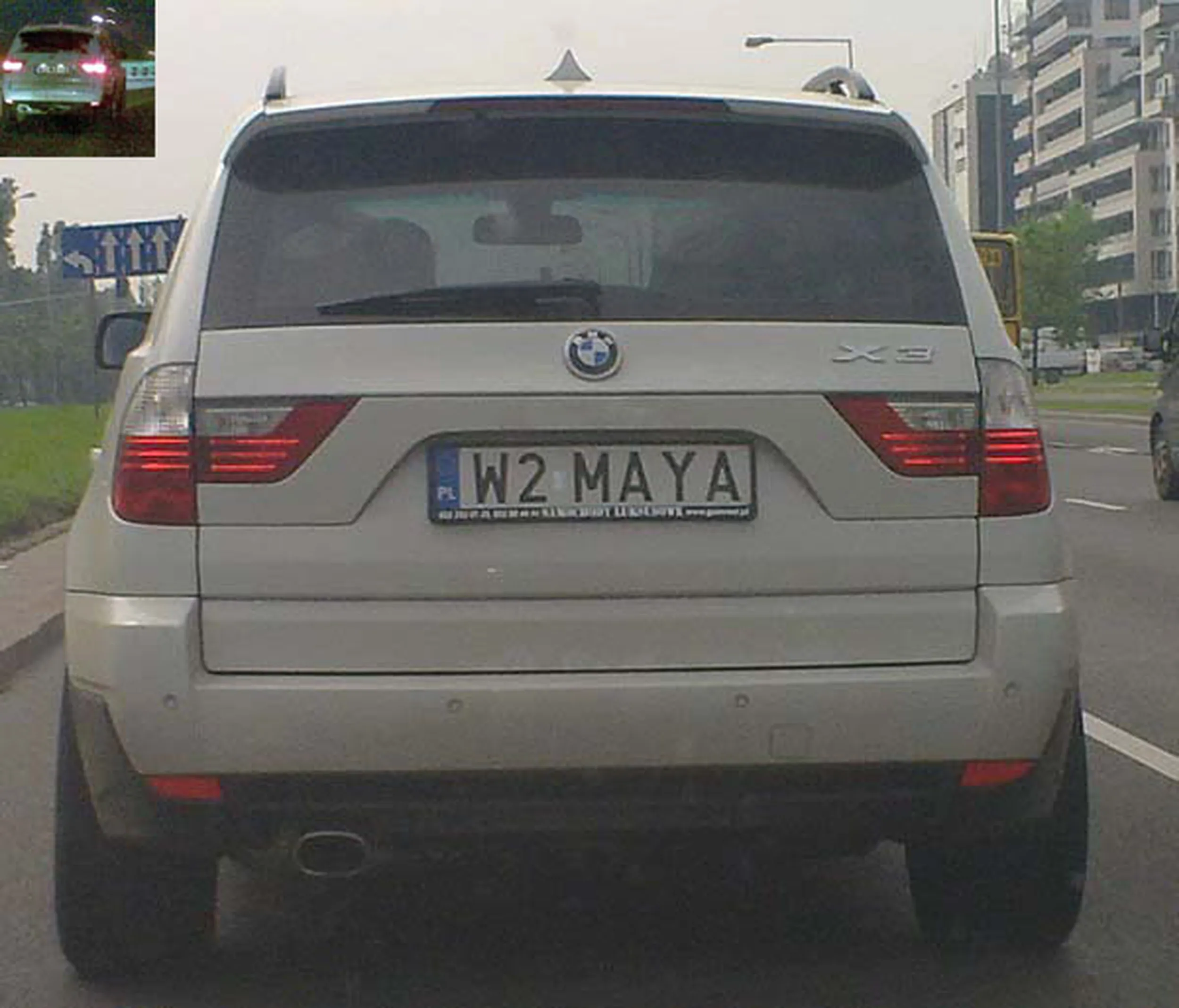 Fajny numer, blacha W2 MAYA