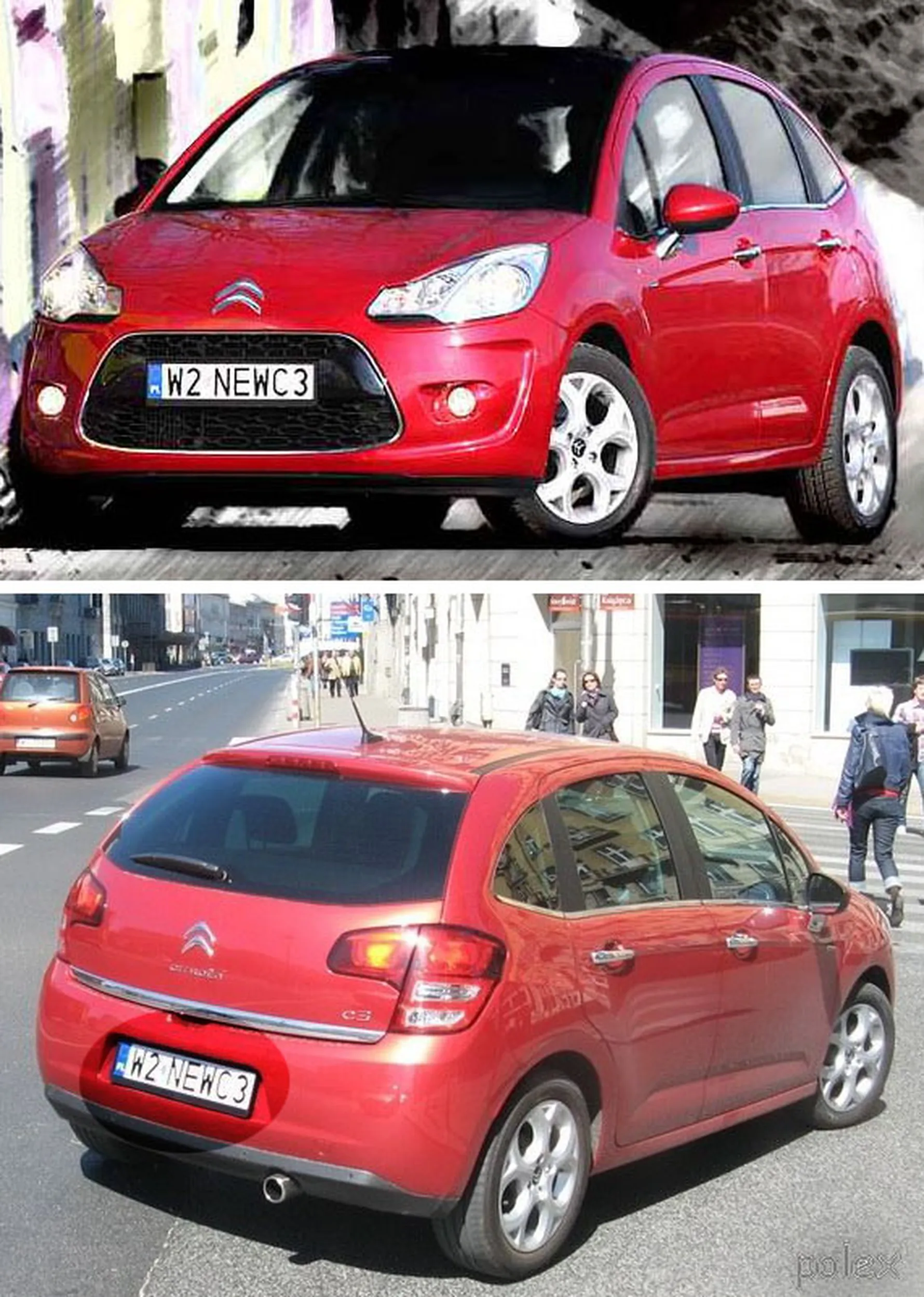 Fajny numer, blacha W2 NEWC3