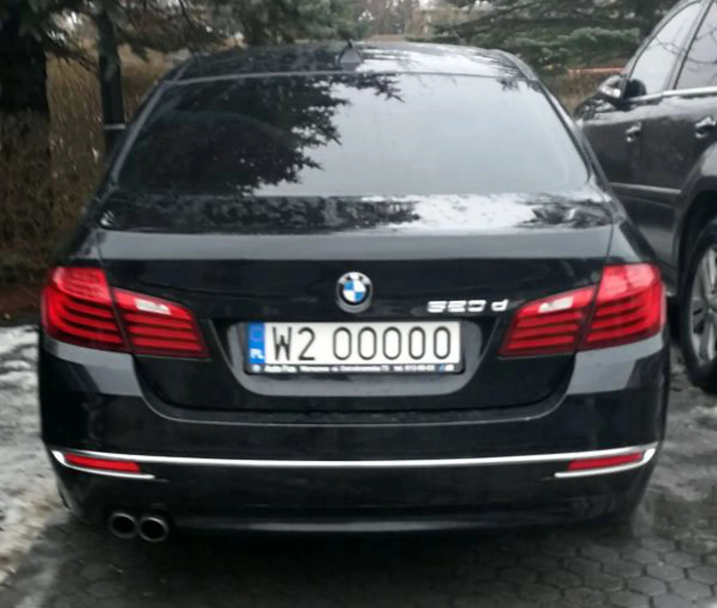 Fajny numer, blacha W2 OOO00