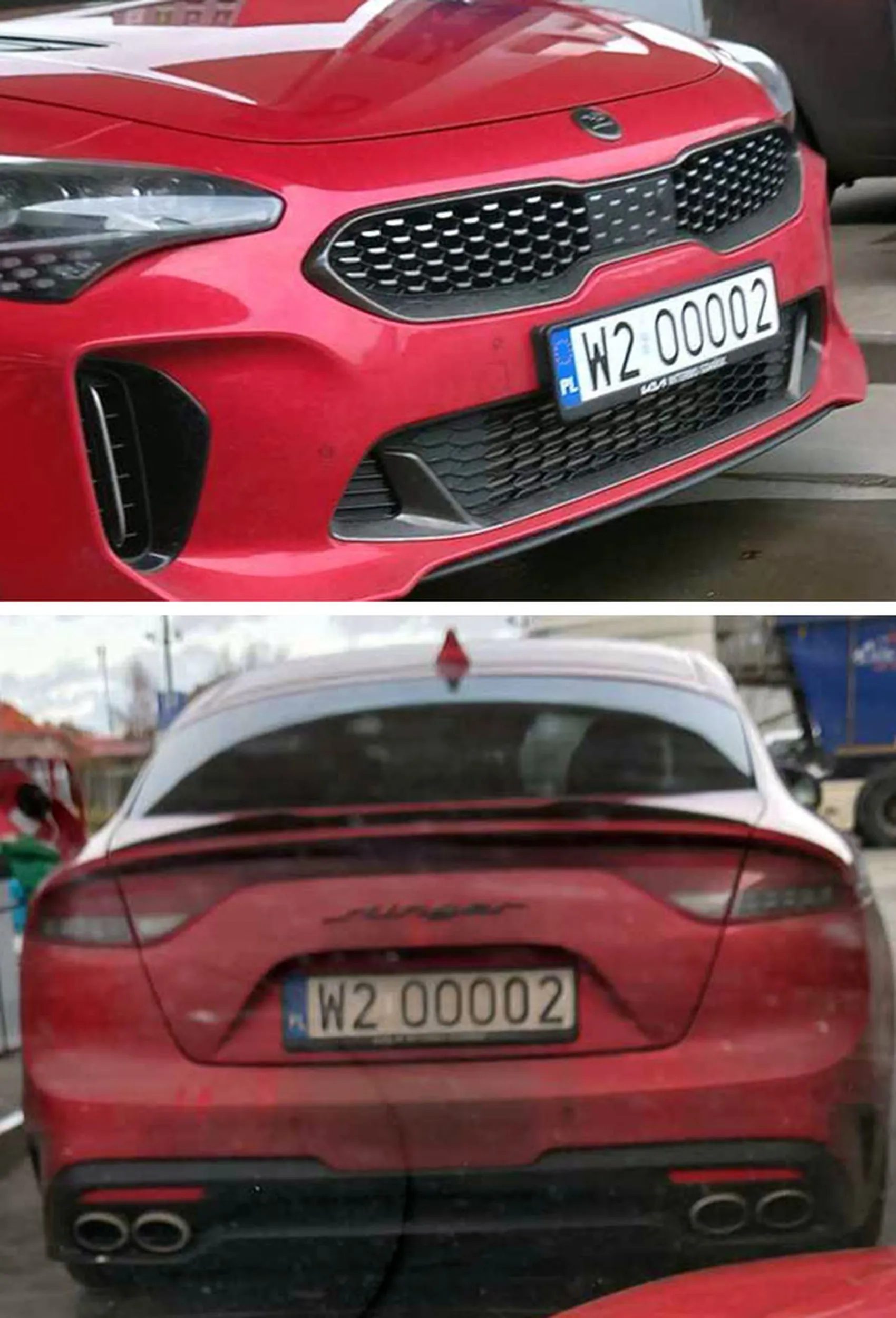 Fajny numer, blacha W2 OOO02