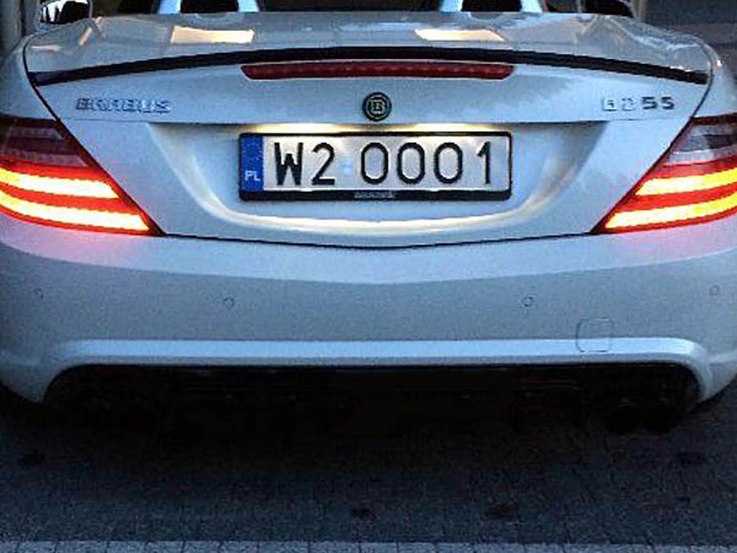Fajny numer, blacha W2 OOO1