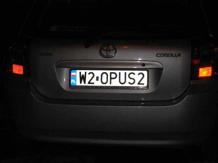 Fajny numer, blacha W2 OPUS2