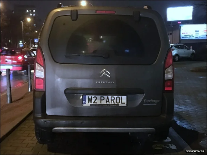 Fajny numer, blacha W2 PAROL