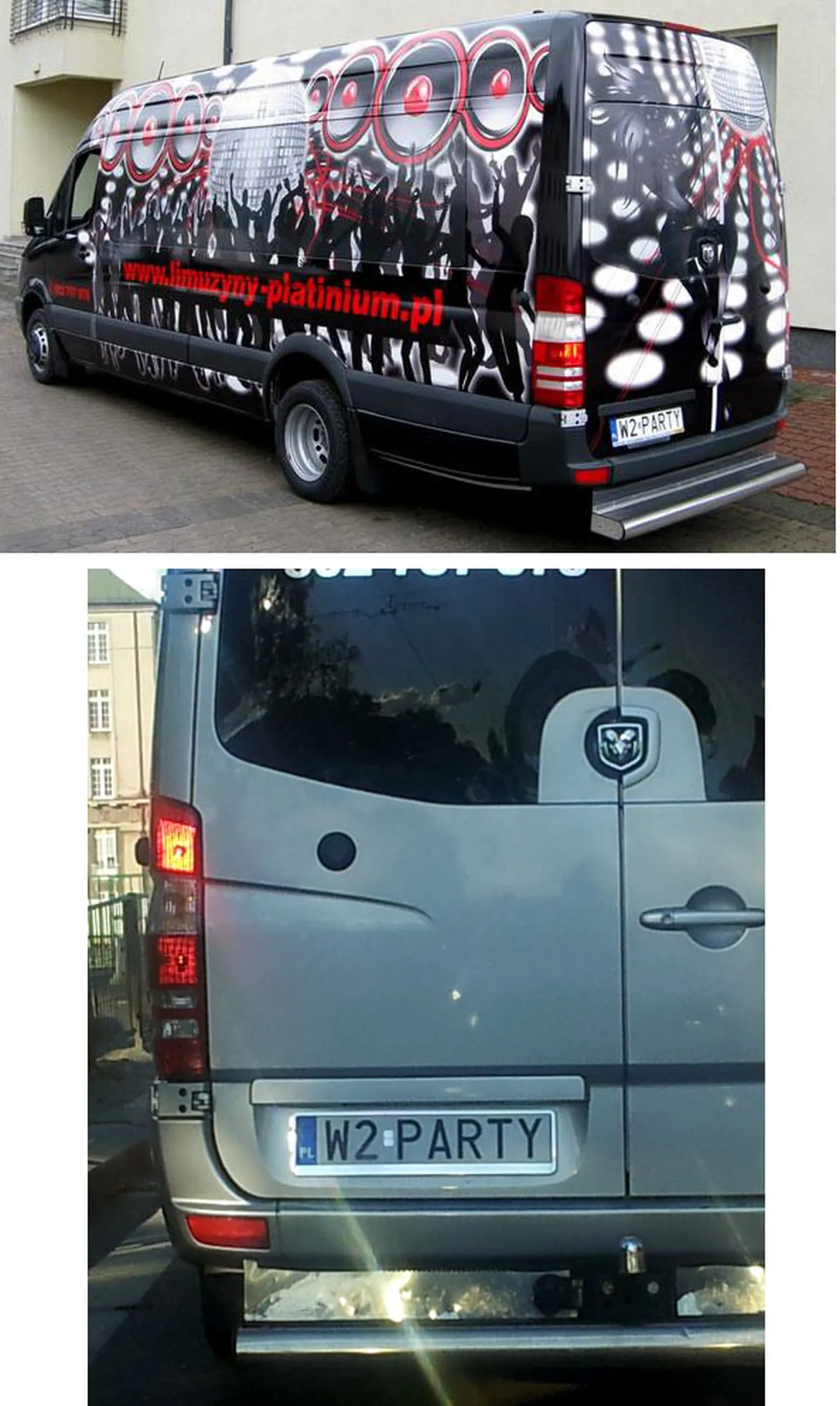 Fajny numer, blacha W2 PARTY