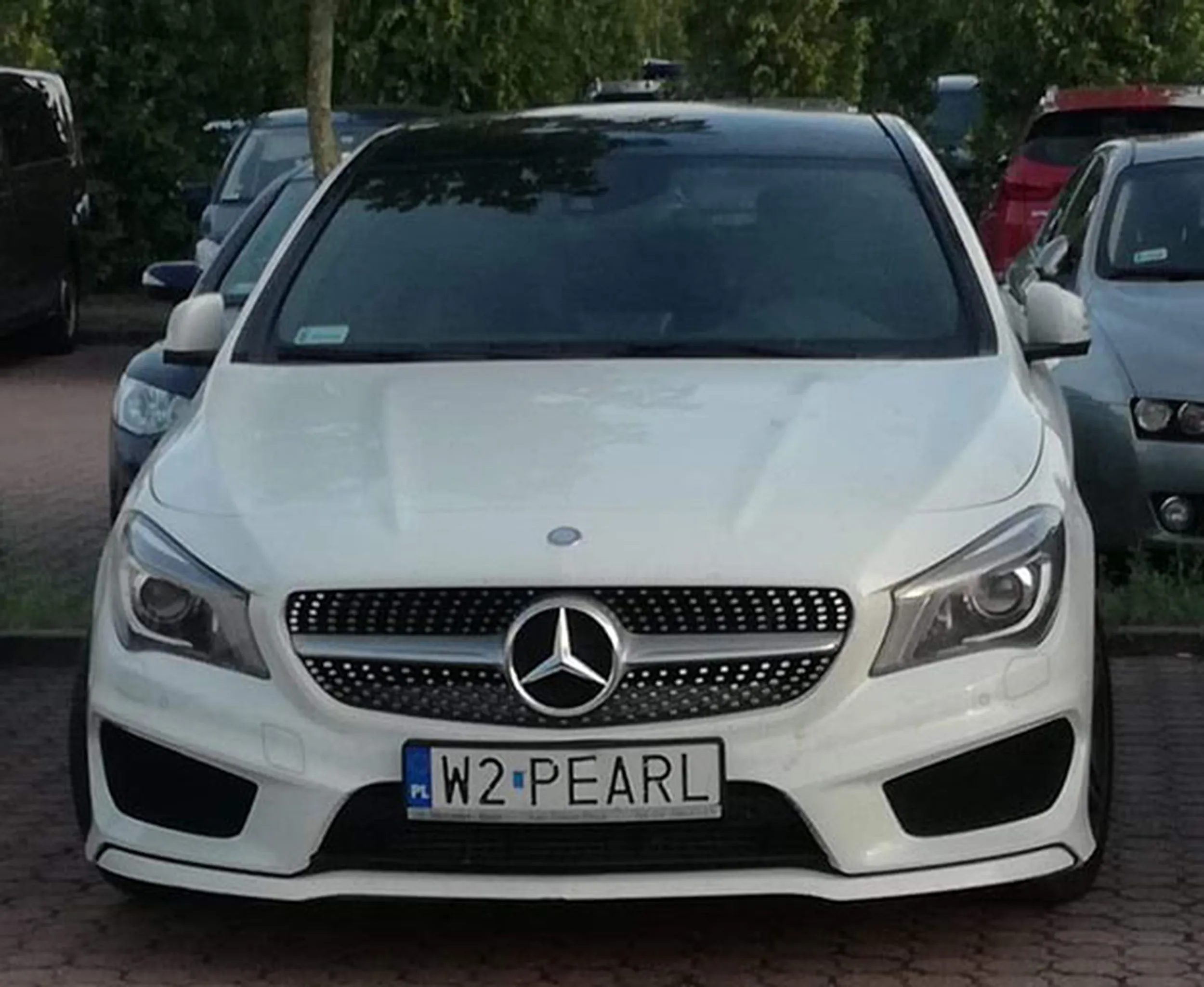 Fajny numer, blacha W2 PEARL