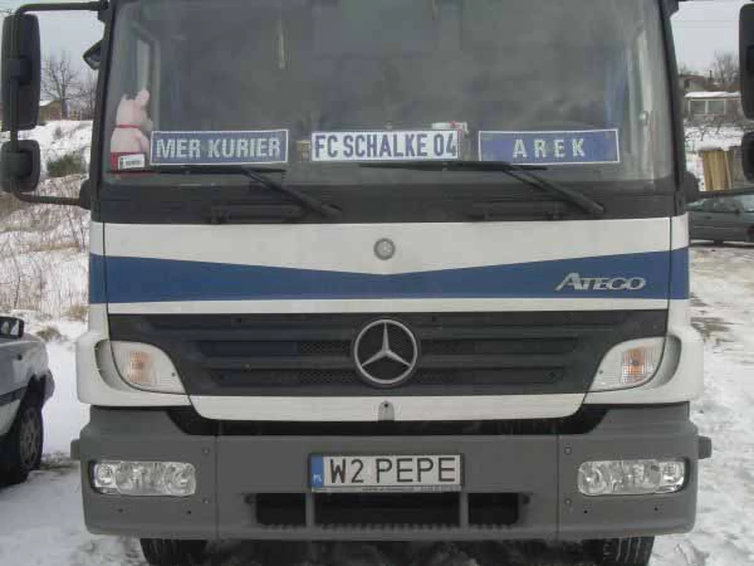 Fajny numer, blacha W2 PEPE