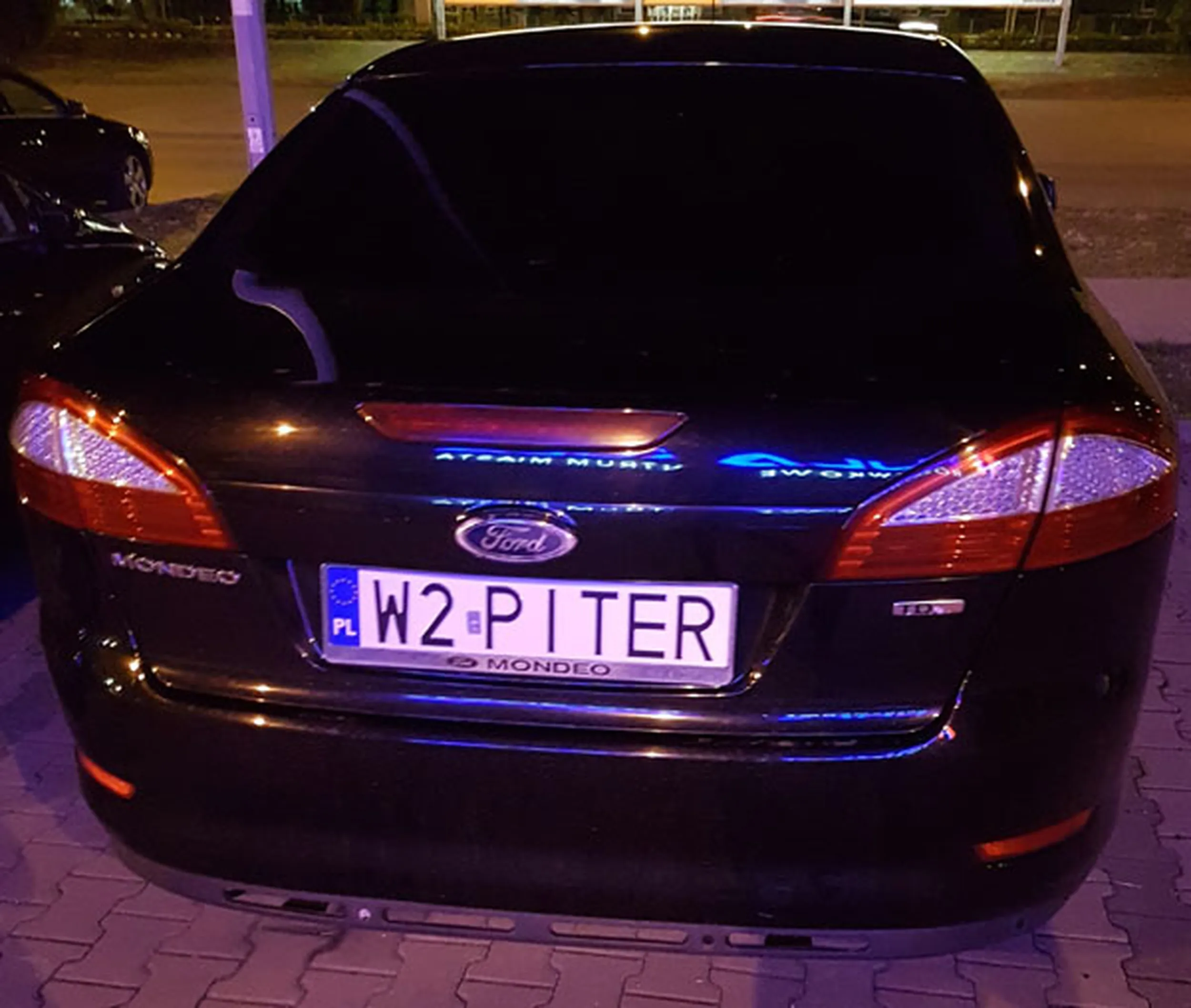 Fajny numer, blacha W2 PITER