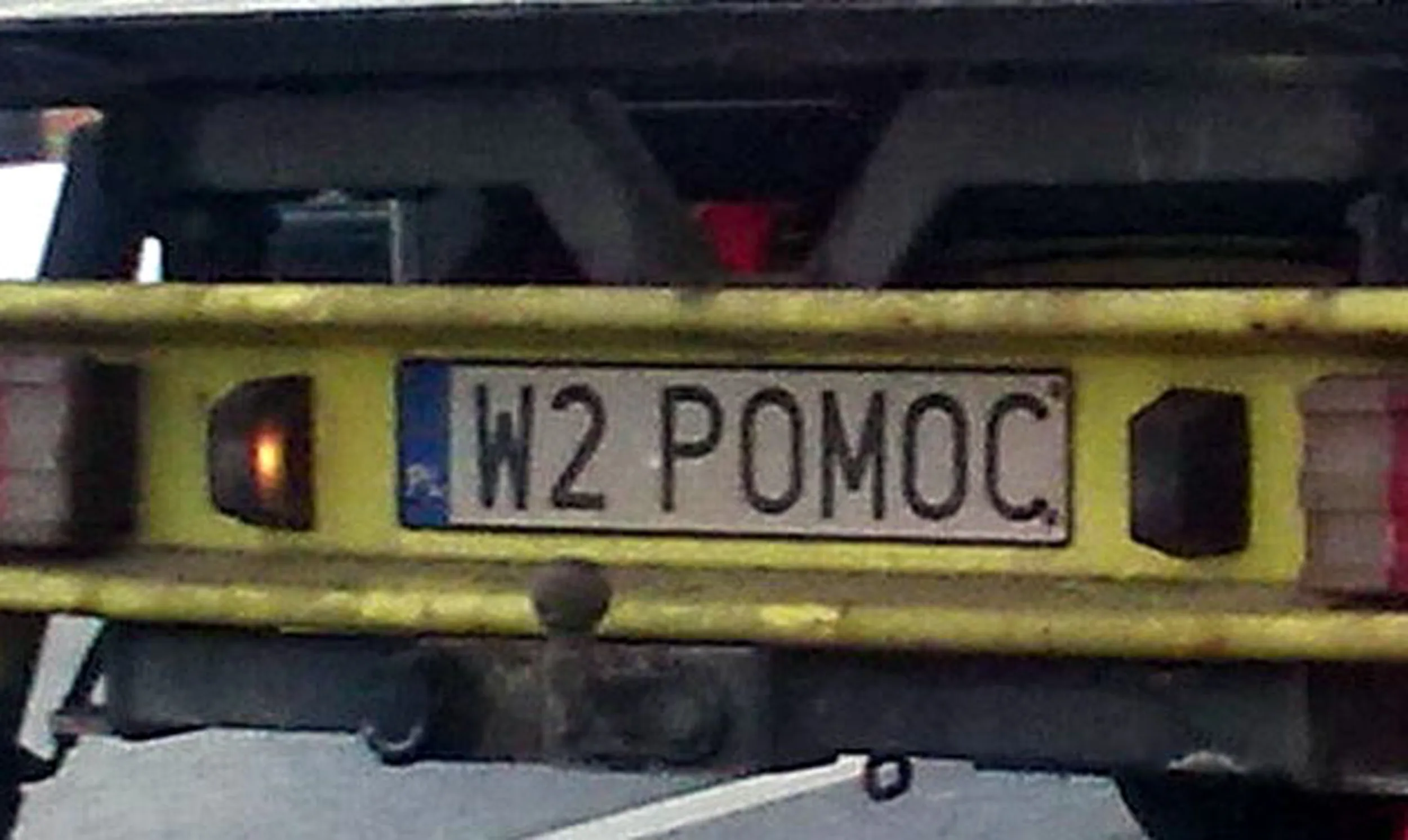 Fajny numer, blacha W2 POMOC
