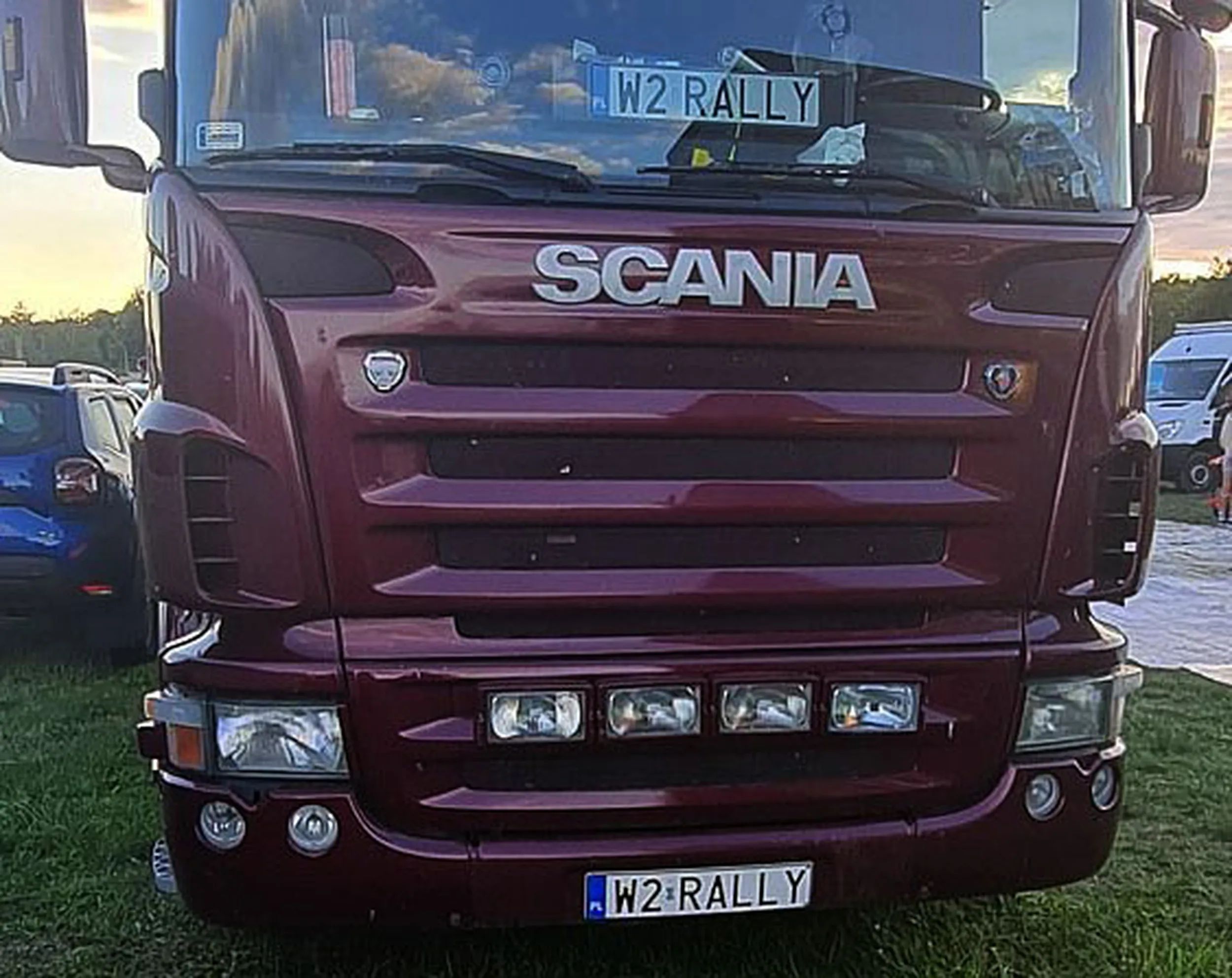 Fajny numer, blacha W2 RALLY