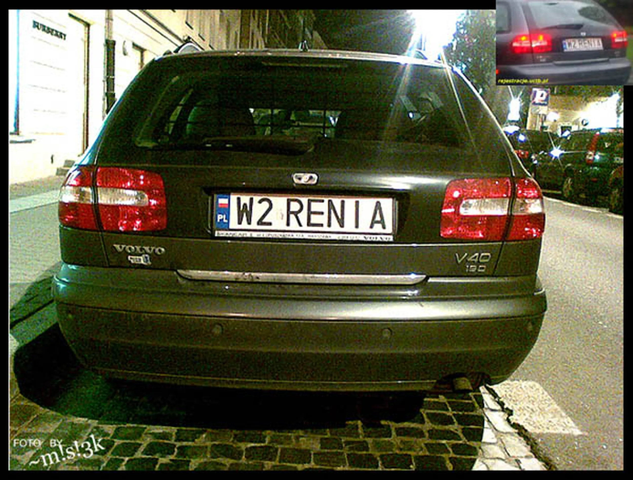 Fajny numer, blacha W2 RENIA