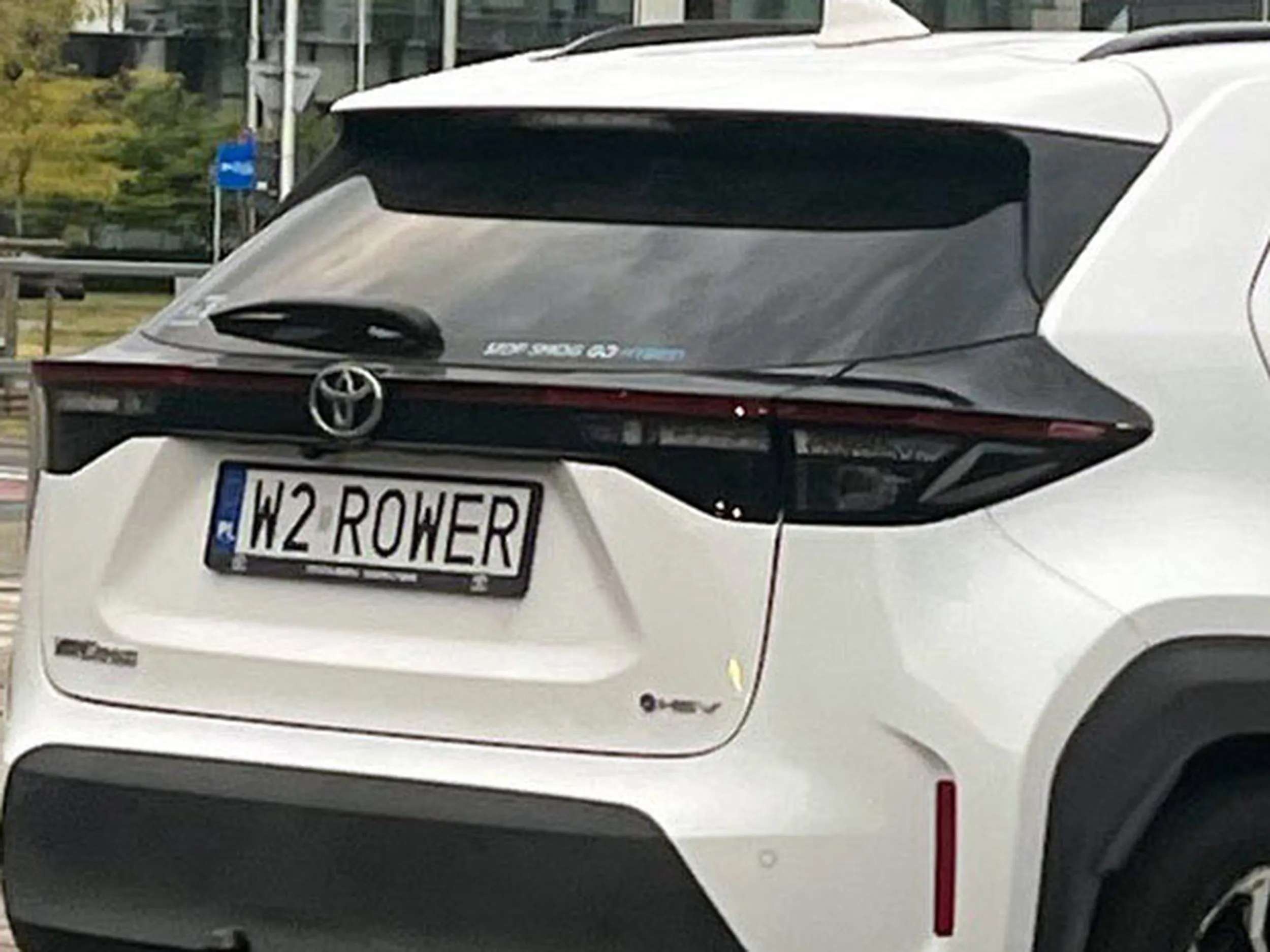 Fajny numer, blacha W2 ROWER