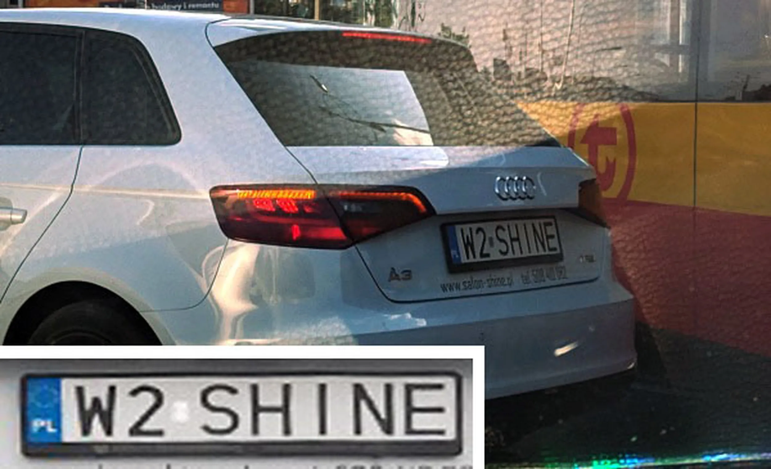 Fajny numer, blacha W2 SHINE