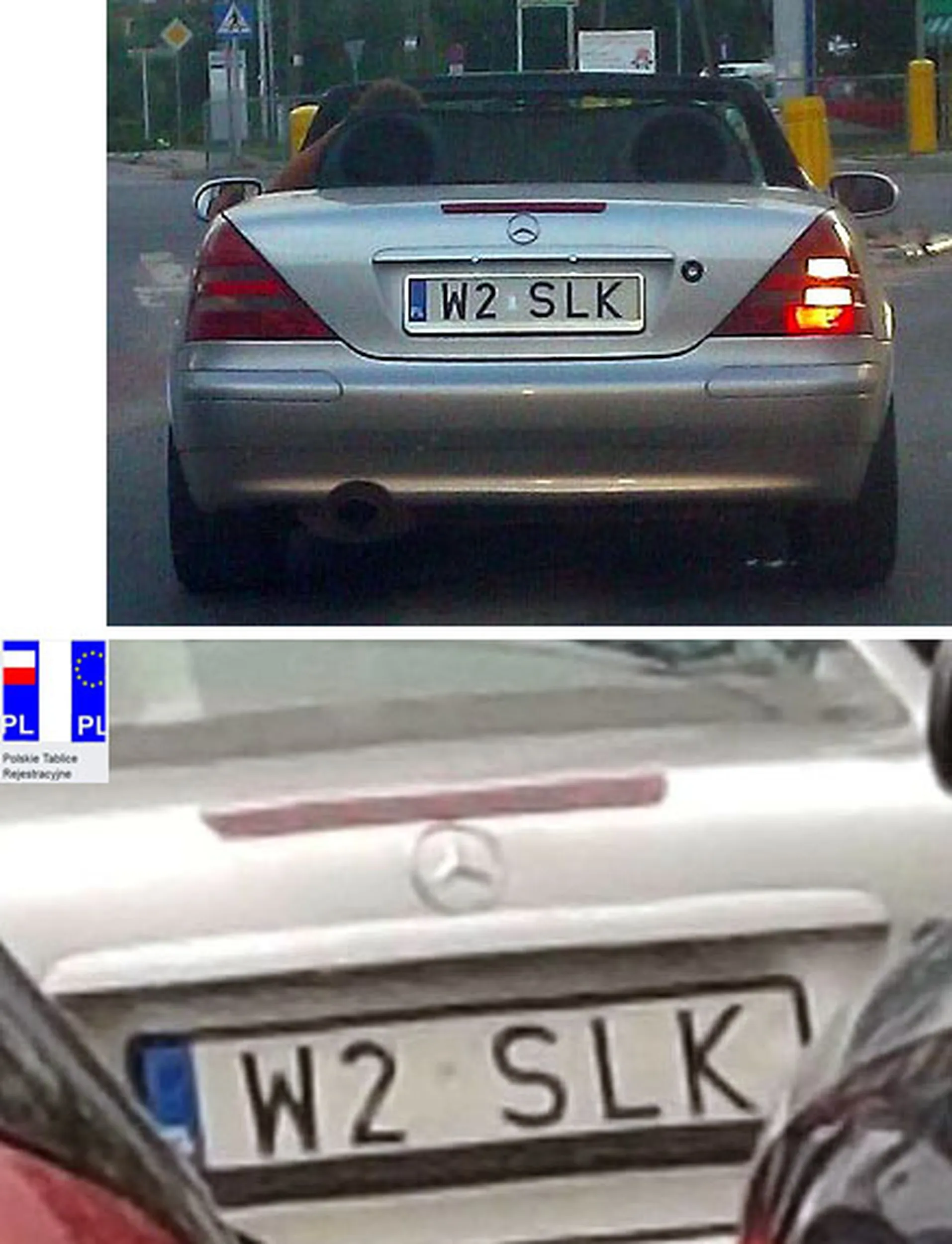 Fajny numer, blacha W2 SLK