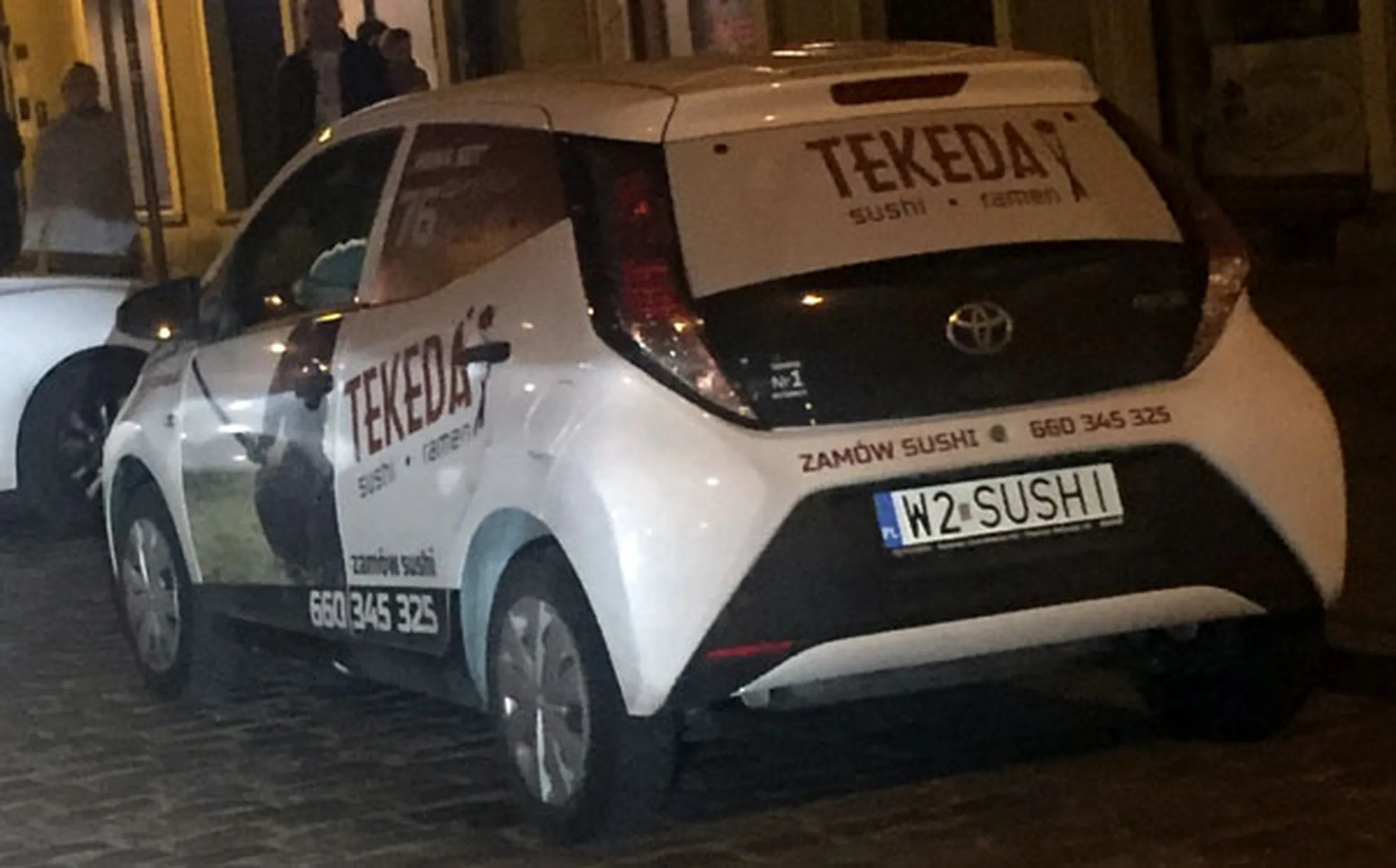 Fajny numer, blacha W2 SUSHI