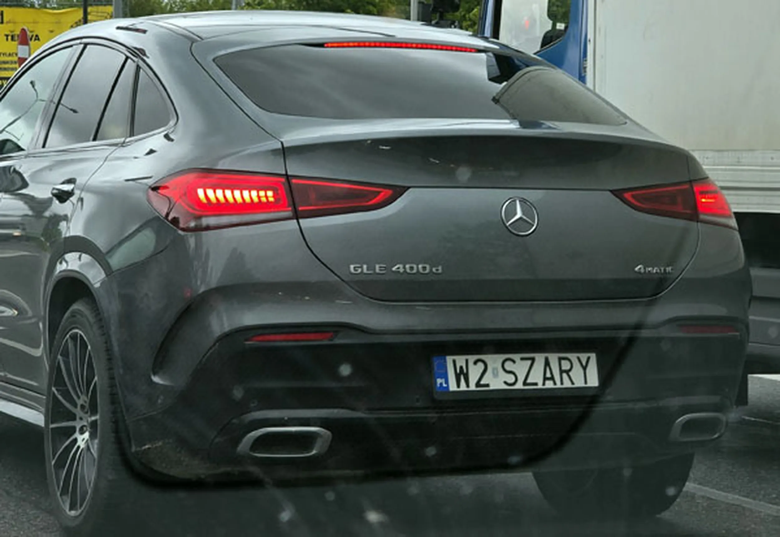 Fajny numer, blacha W2 SZARY