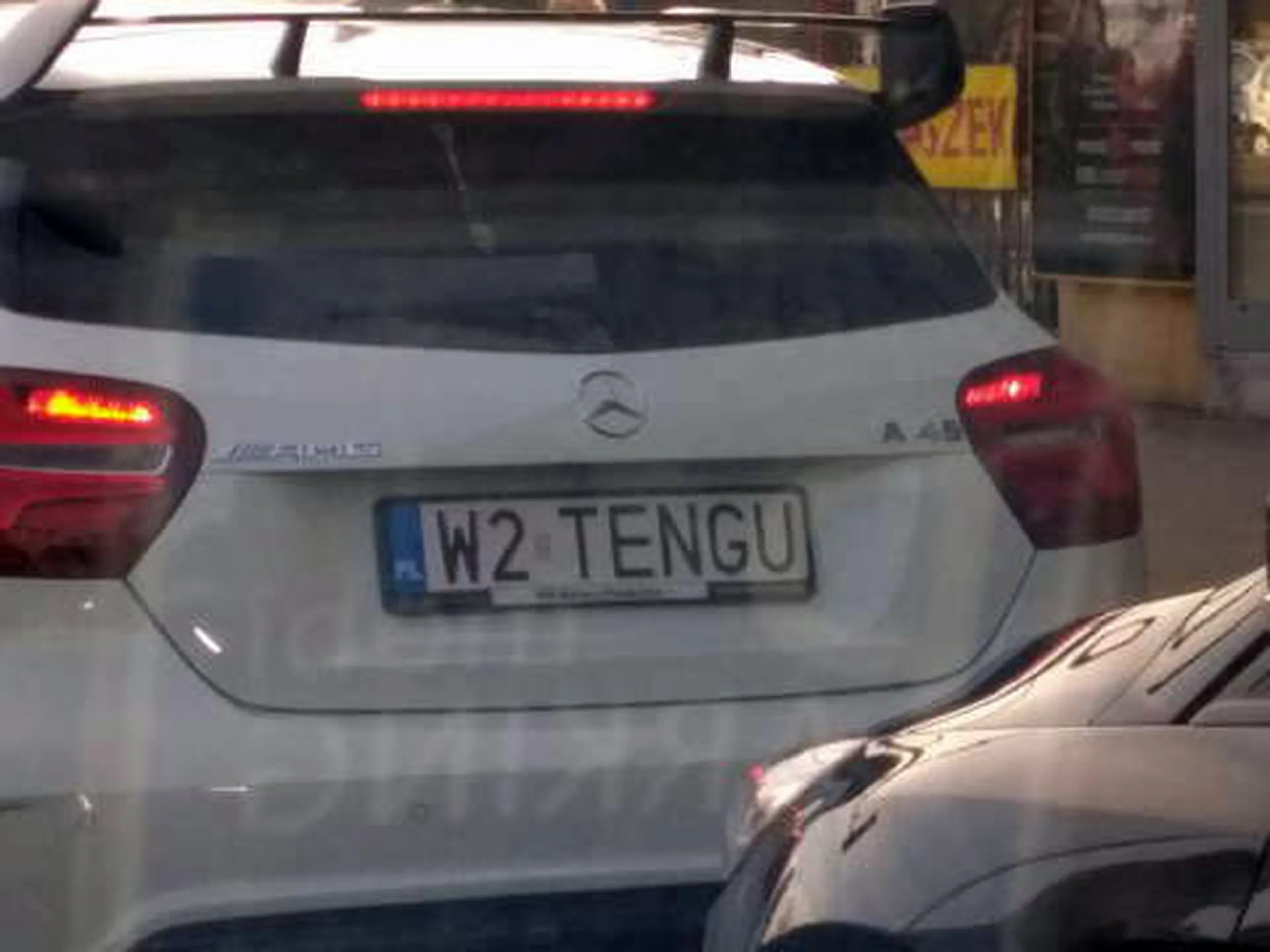 Fajny numer, blacha W2 TENGU