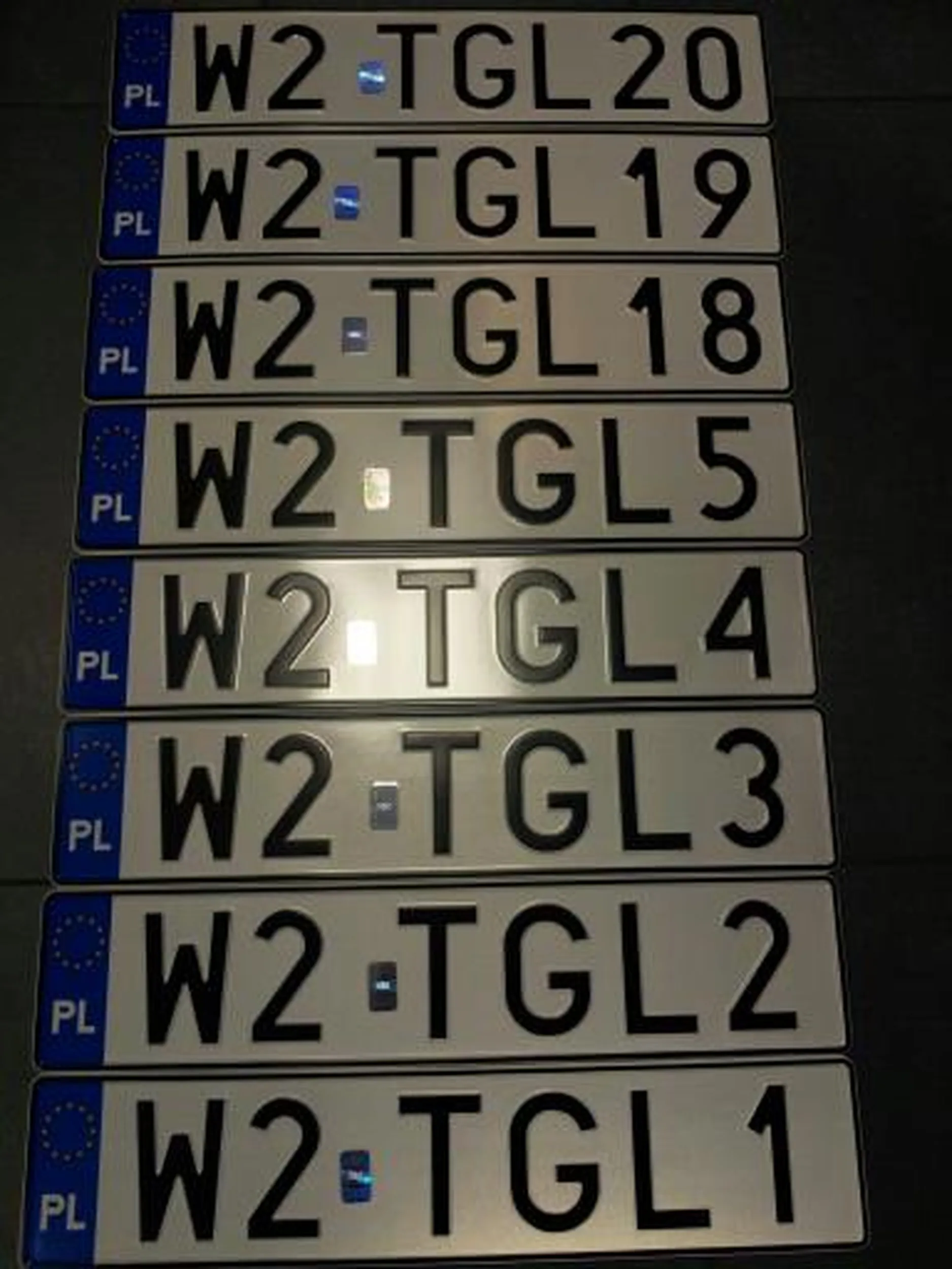 Fajny numer, blacha W2 TGL3