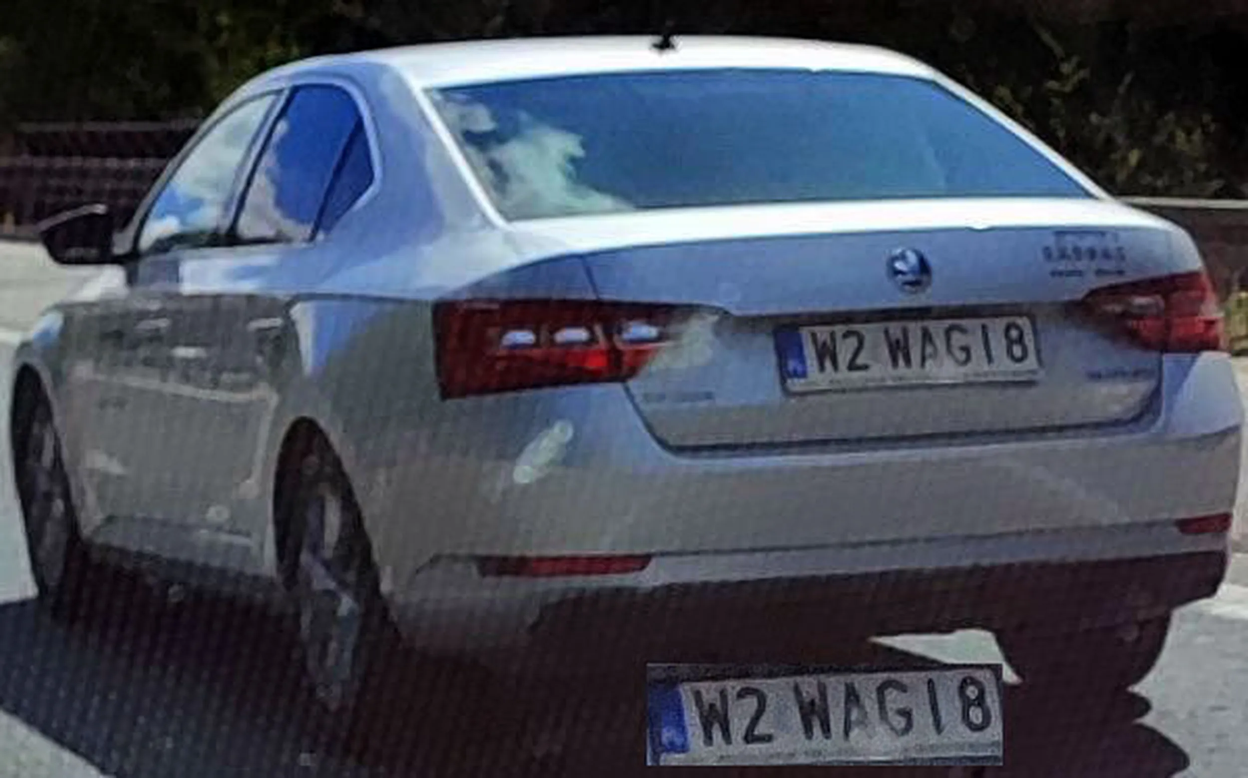 Fajny numer, blacha W2 WAGI8