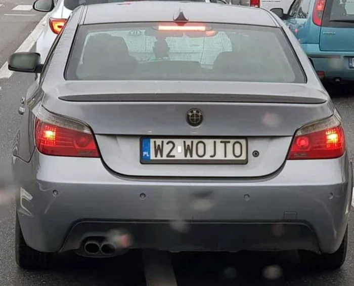 Fajny numer, blacha W2 WOJTO