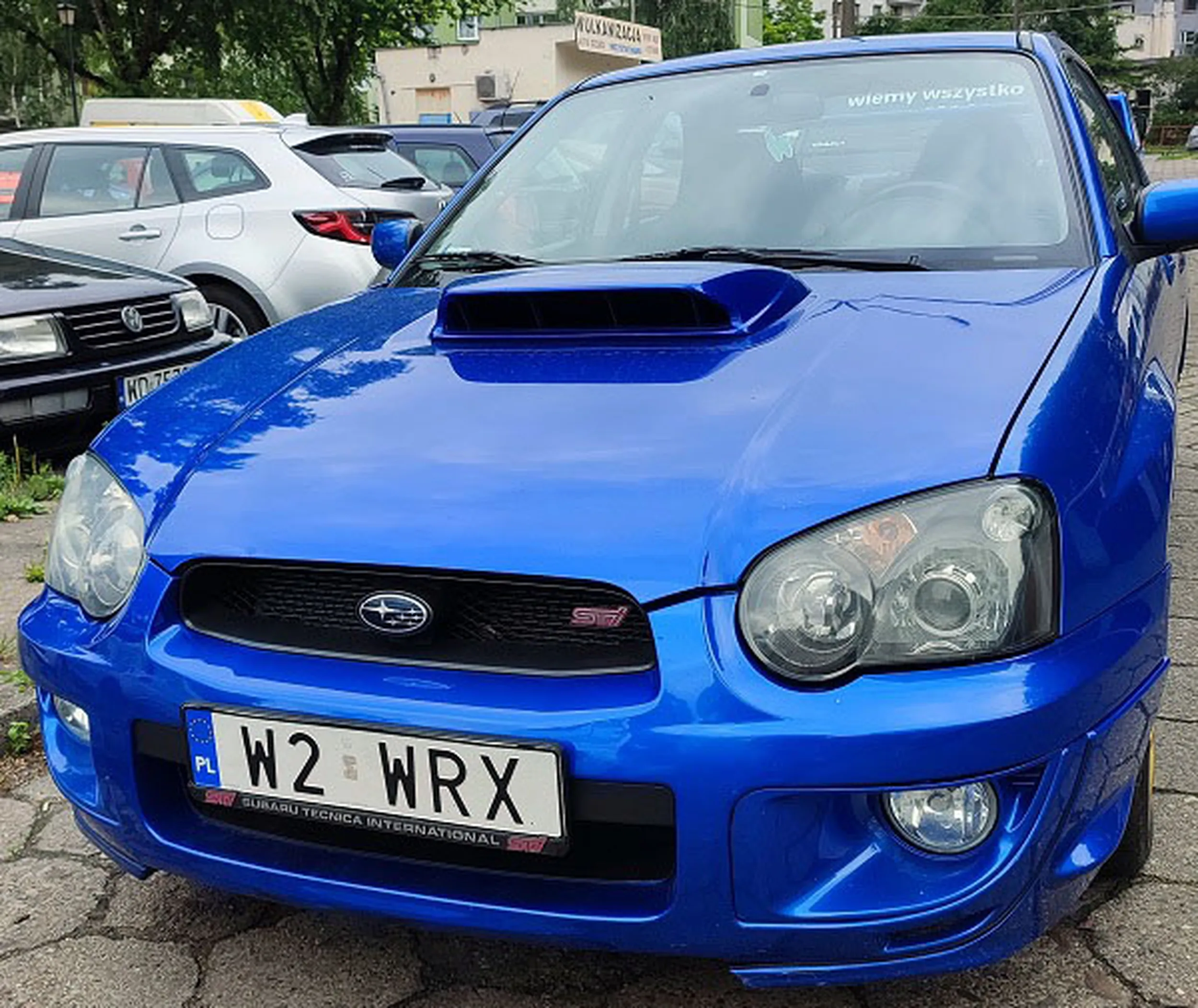 Fajny numer, blacha W2 WRX