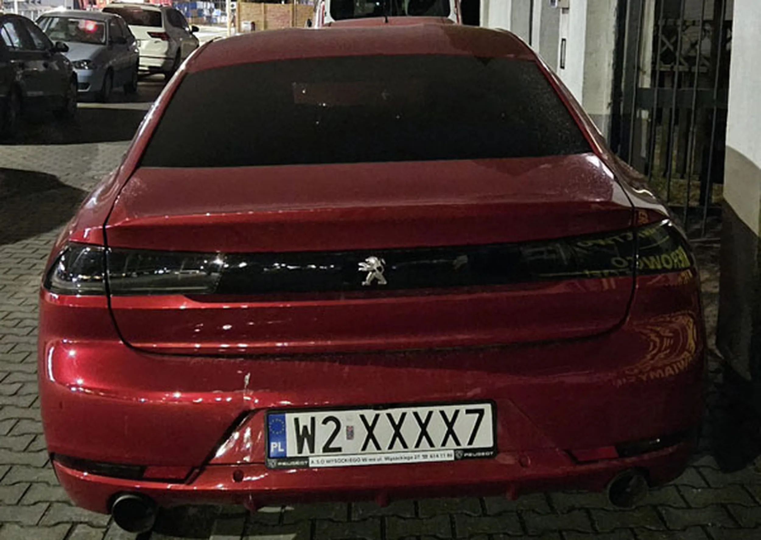 Fajny numer, blacha W2 XXXX7