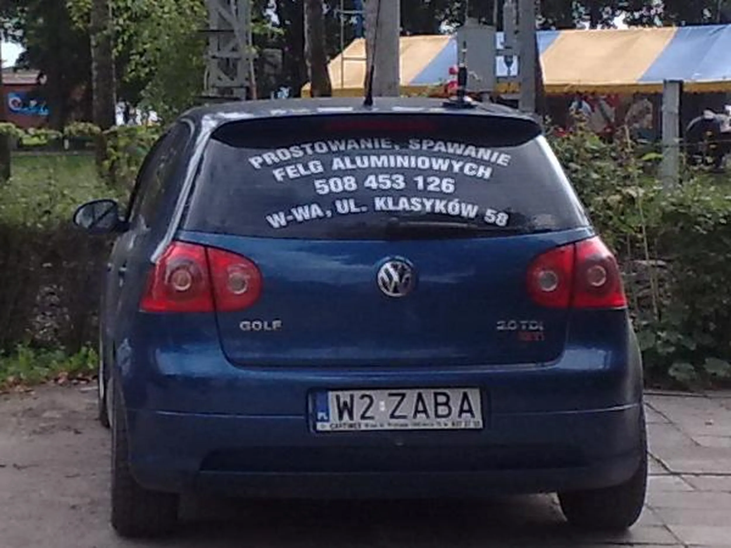 Fajny numer, blacha W2 ZABA